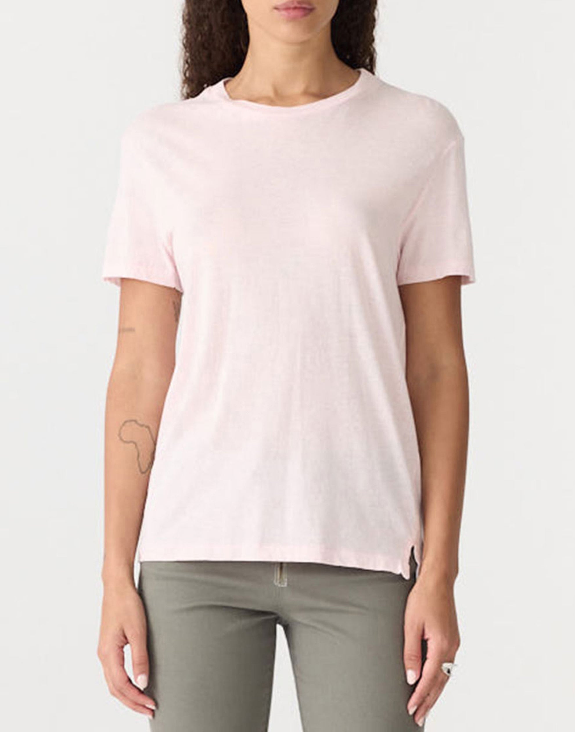 Powder Pink Cotton Classic T-Shirt