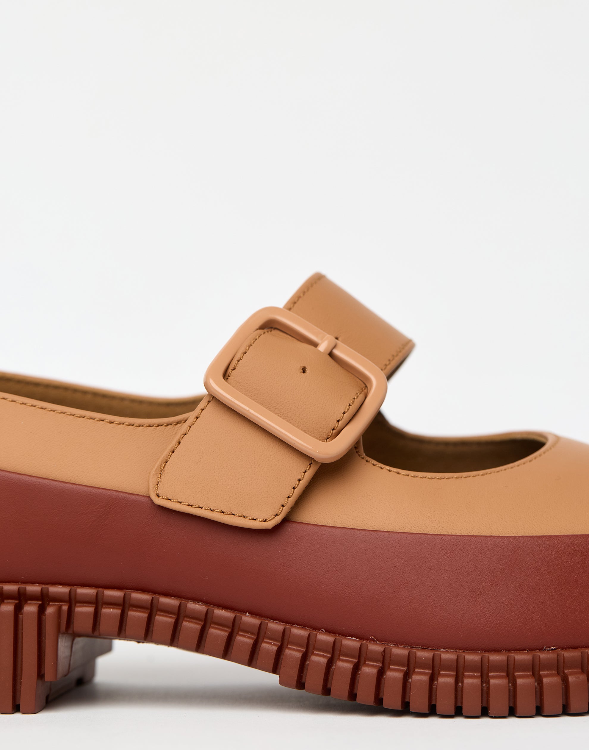 Two Tone Leather Pix Sandals