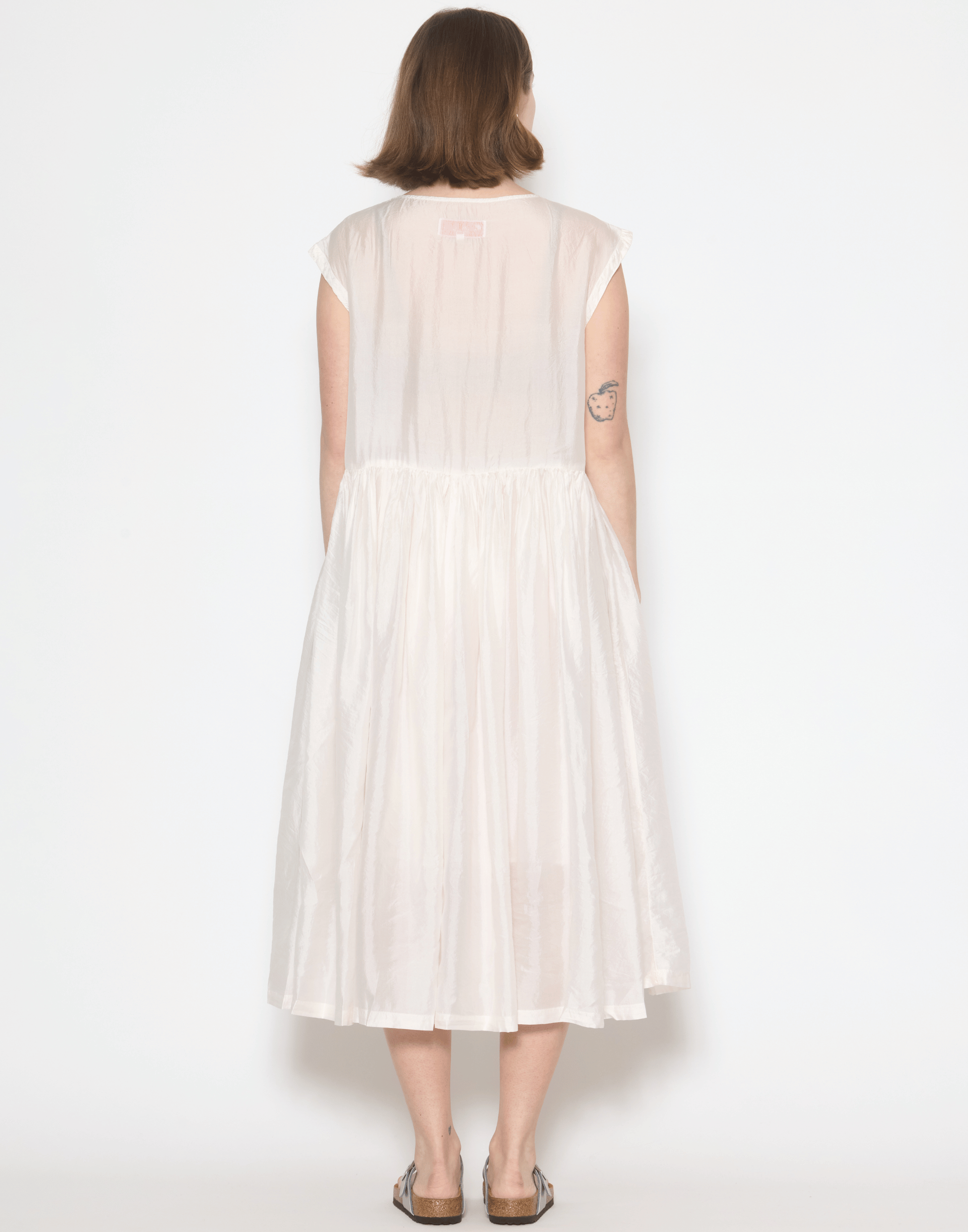Blush Pink Silk Shylk Tank Dress