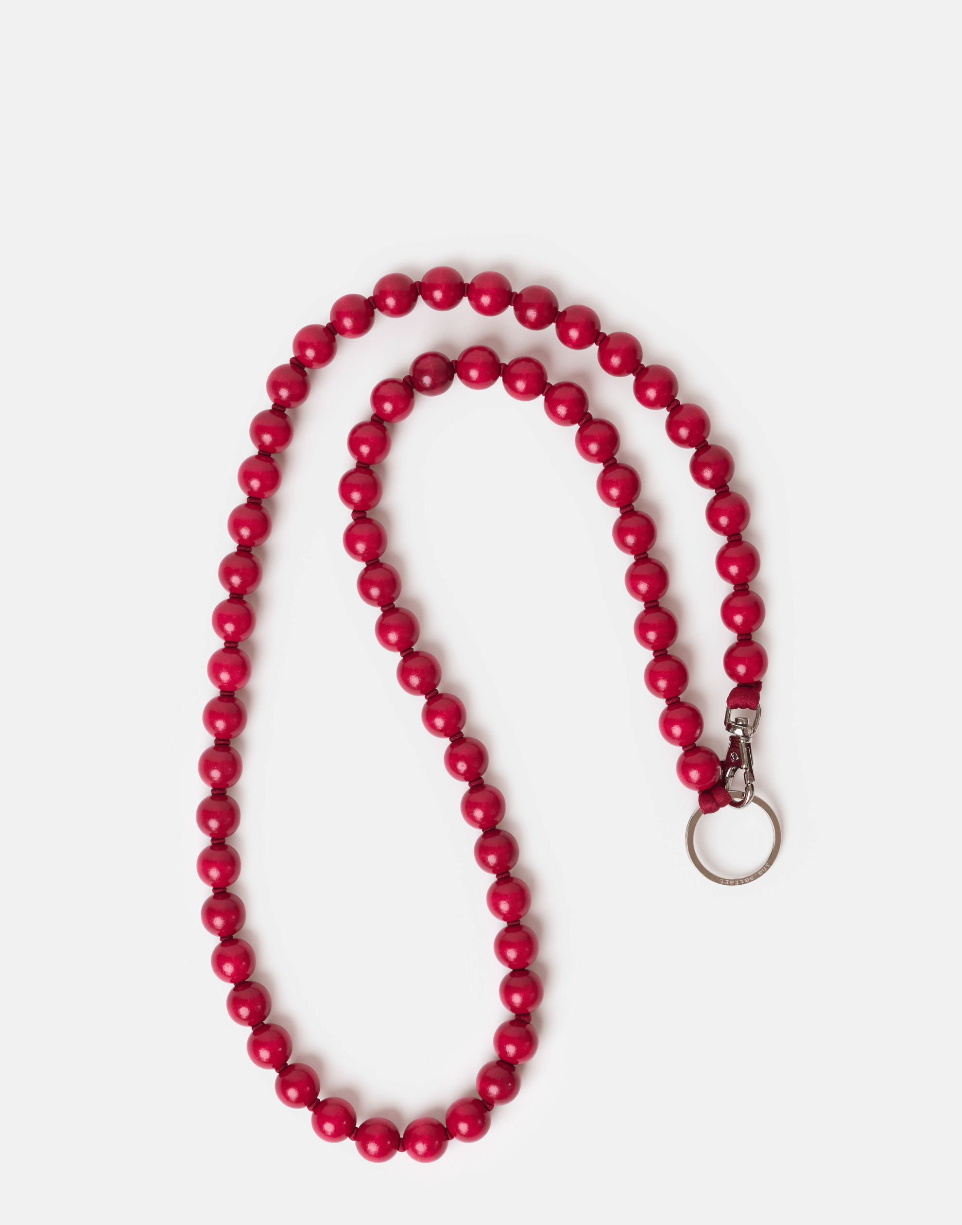 Bordeaux Big Phone Necklace