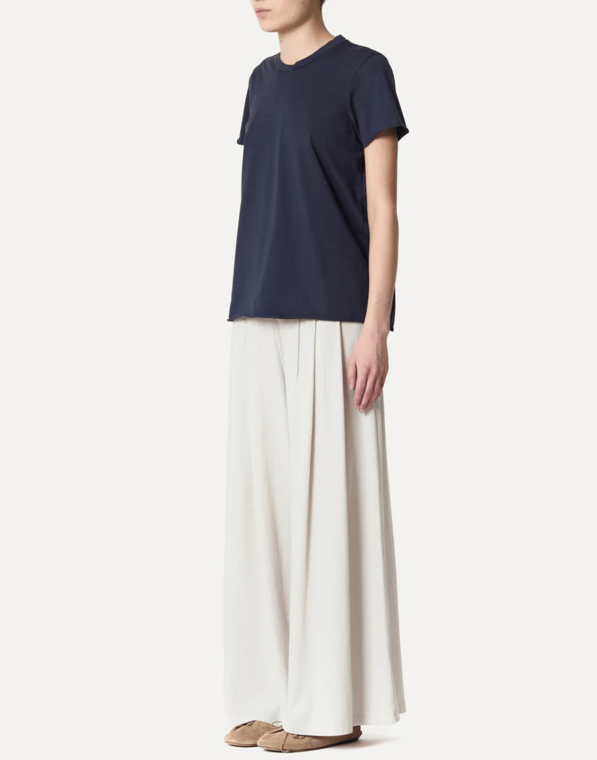 Atlantic Blue Cotton Maglia Rico T-Shirt