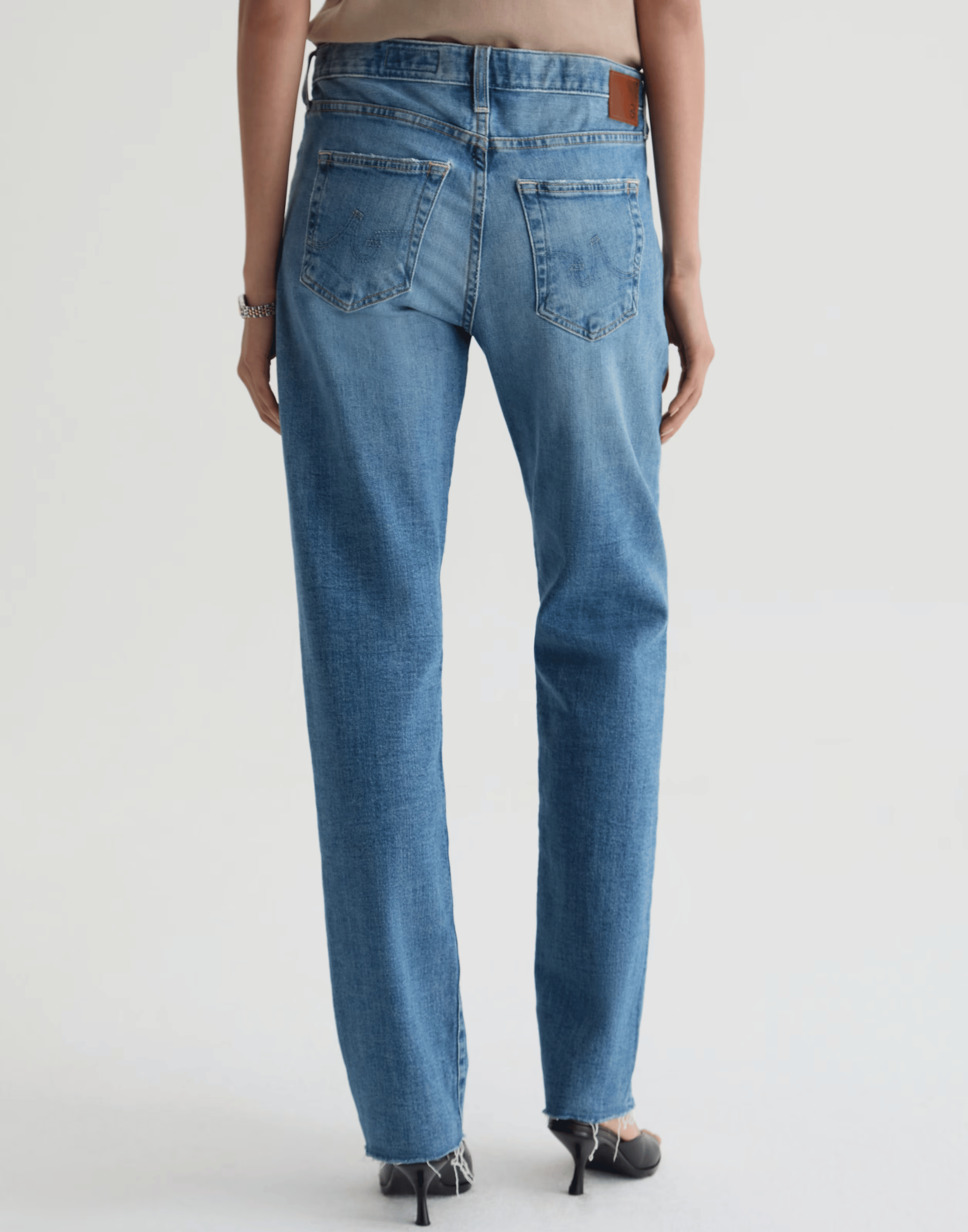 American West Mid-Rise Boyfriend Jeans