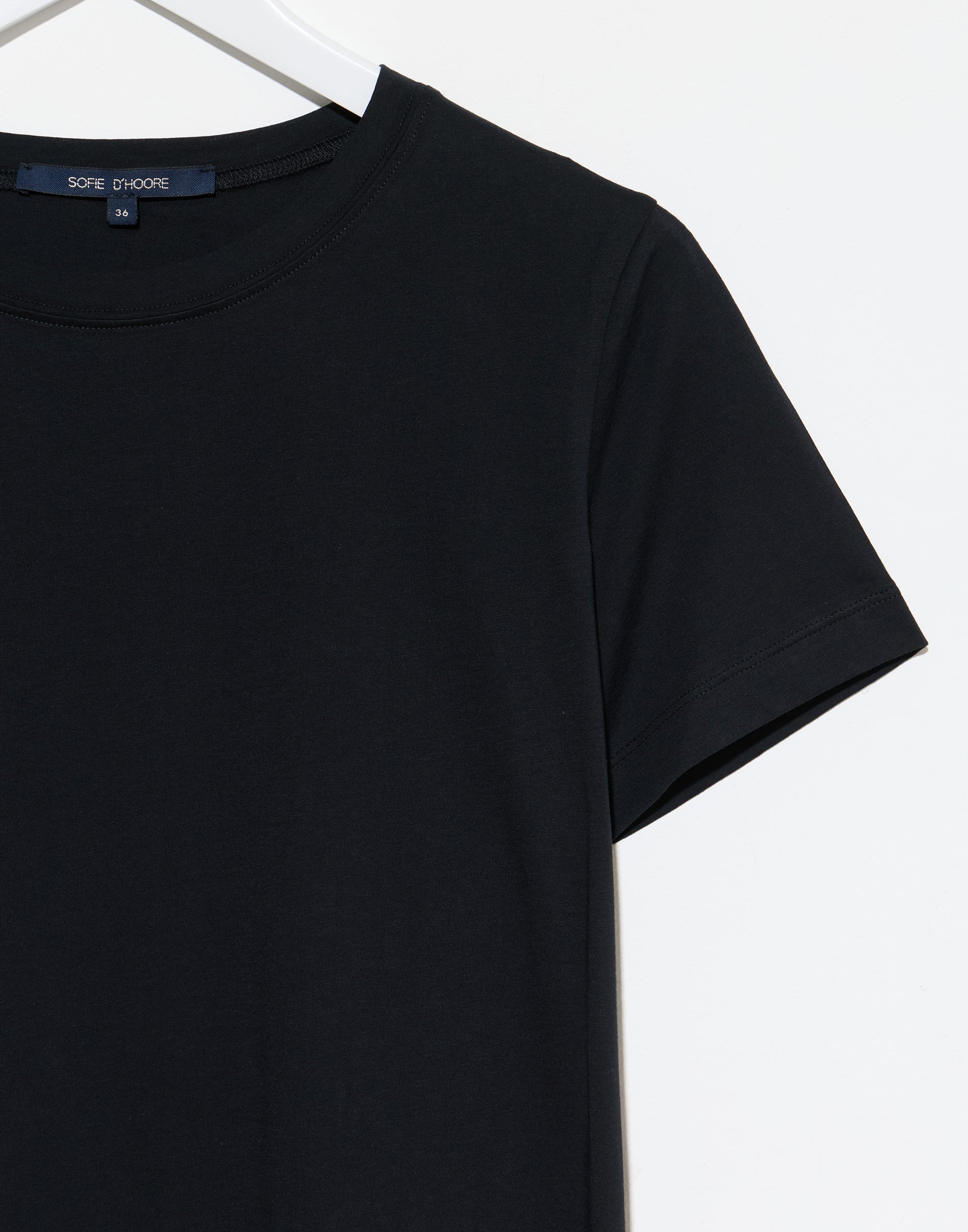 Black Cotton Turin T-Shirt