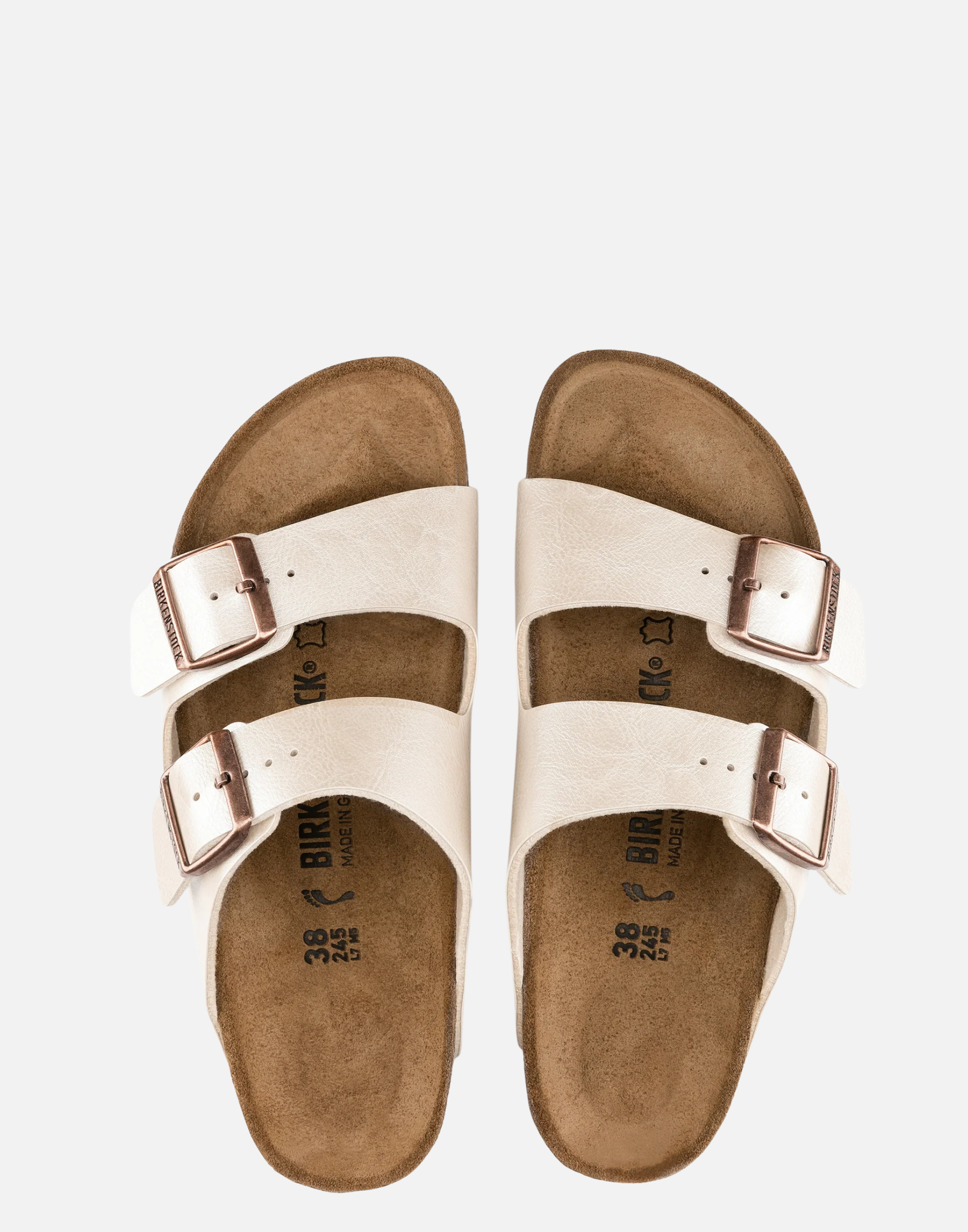 Regular Graceful Pearl Birko-Flor Arizona Sandals