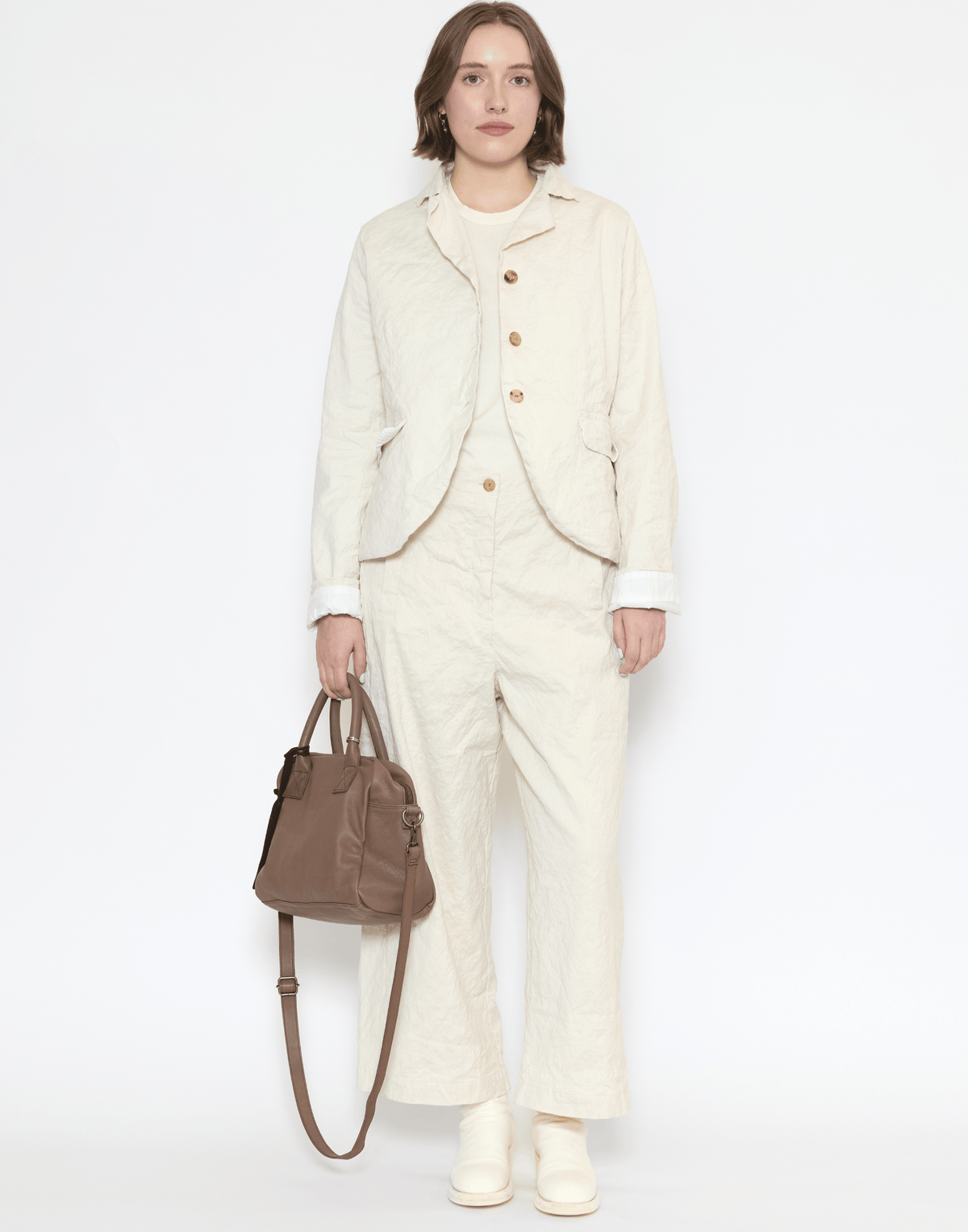 Avorio Cotton Maglia Rico T-Shirt