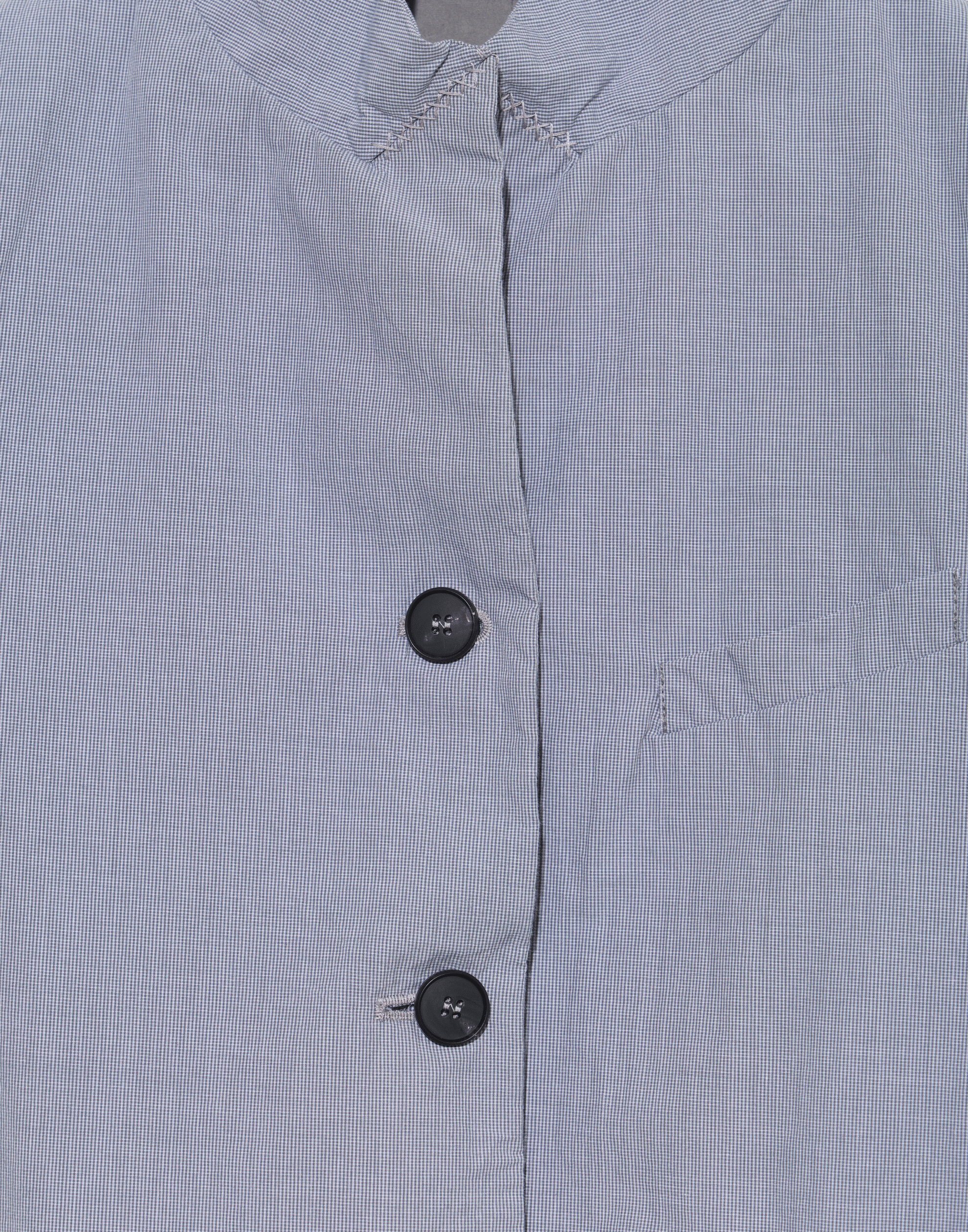 Charcoal Check Cotton Tyrol Jacket