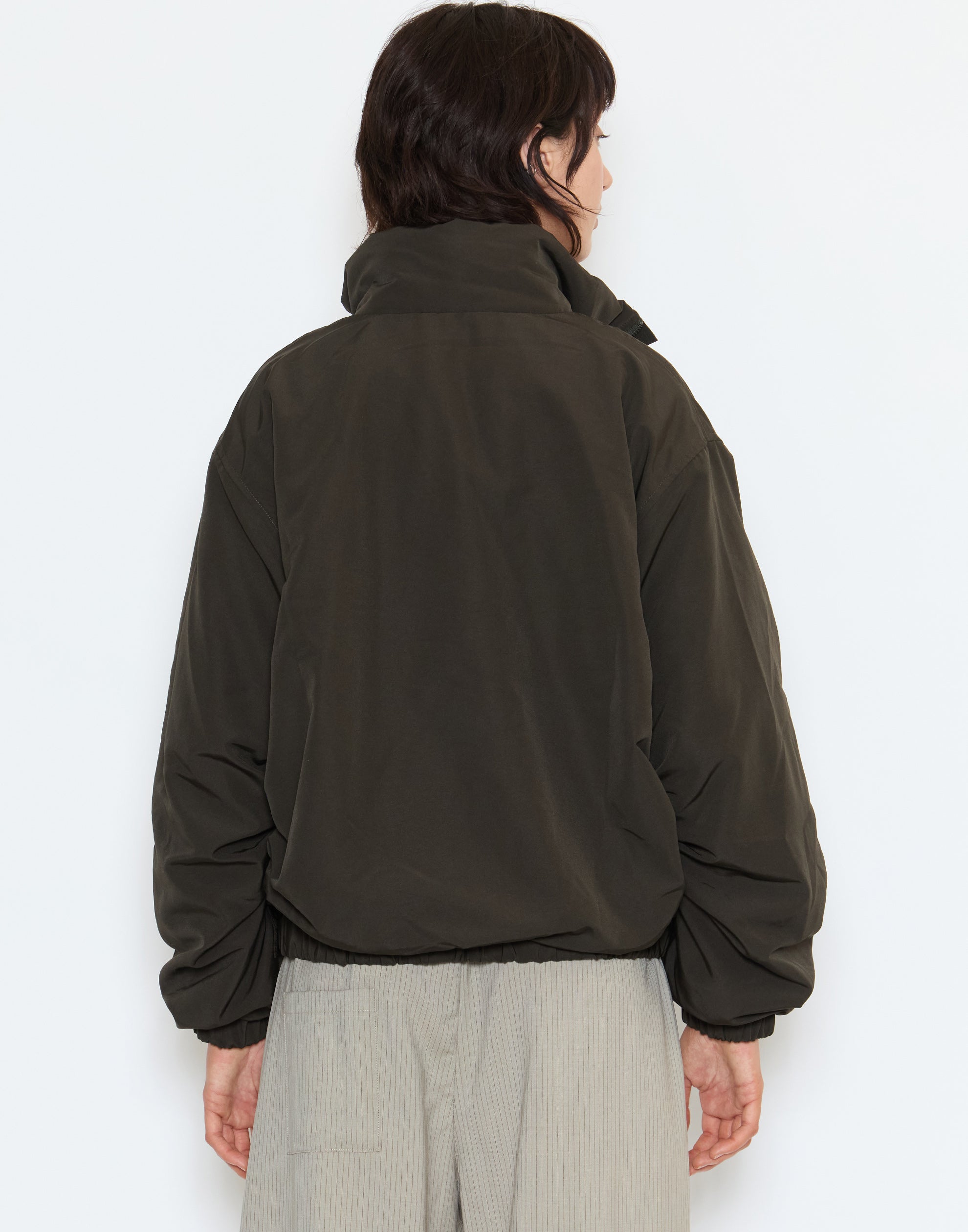 Dark Chocolate Press Stud Jacket