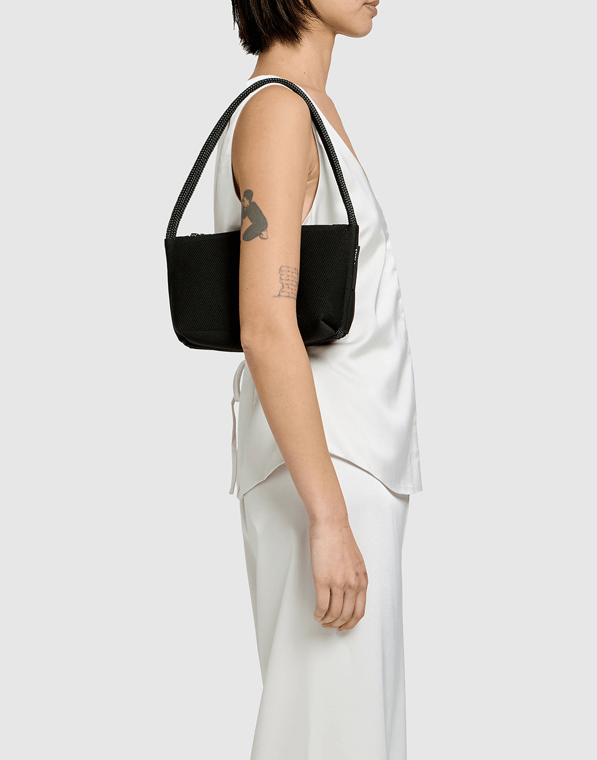 Black Meridian Shoulder Bag