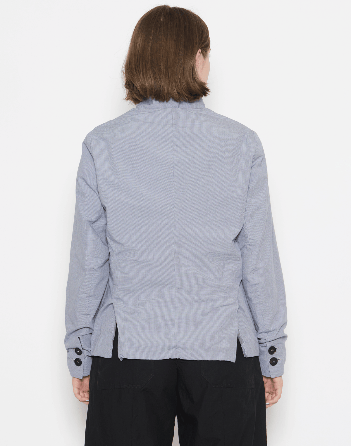Charcoal Check Cotton Tyrol Jacket