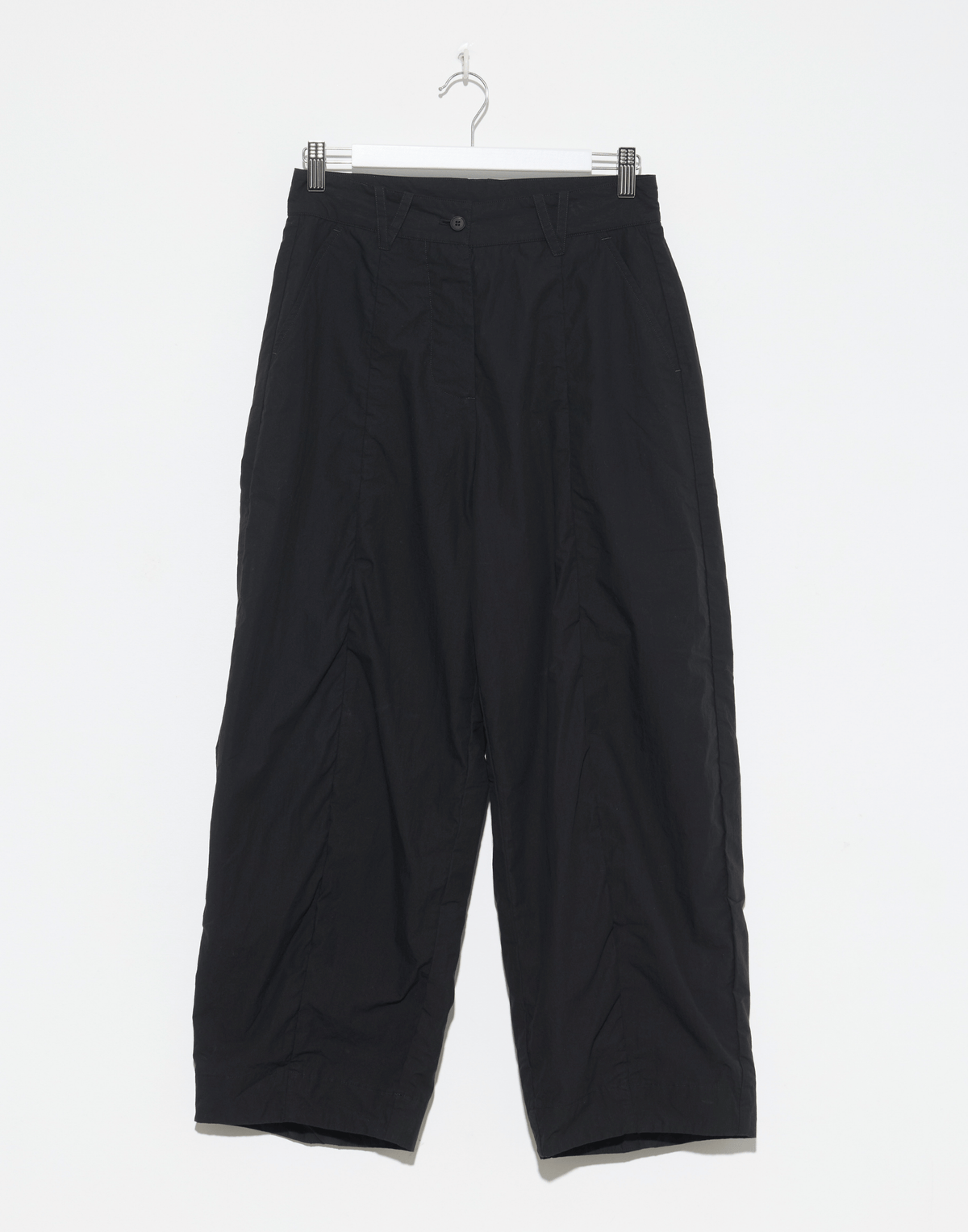 Black Cotton Sandra Pants