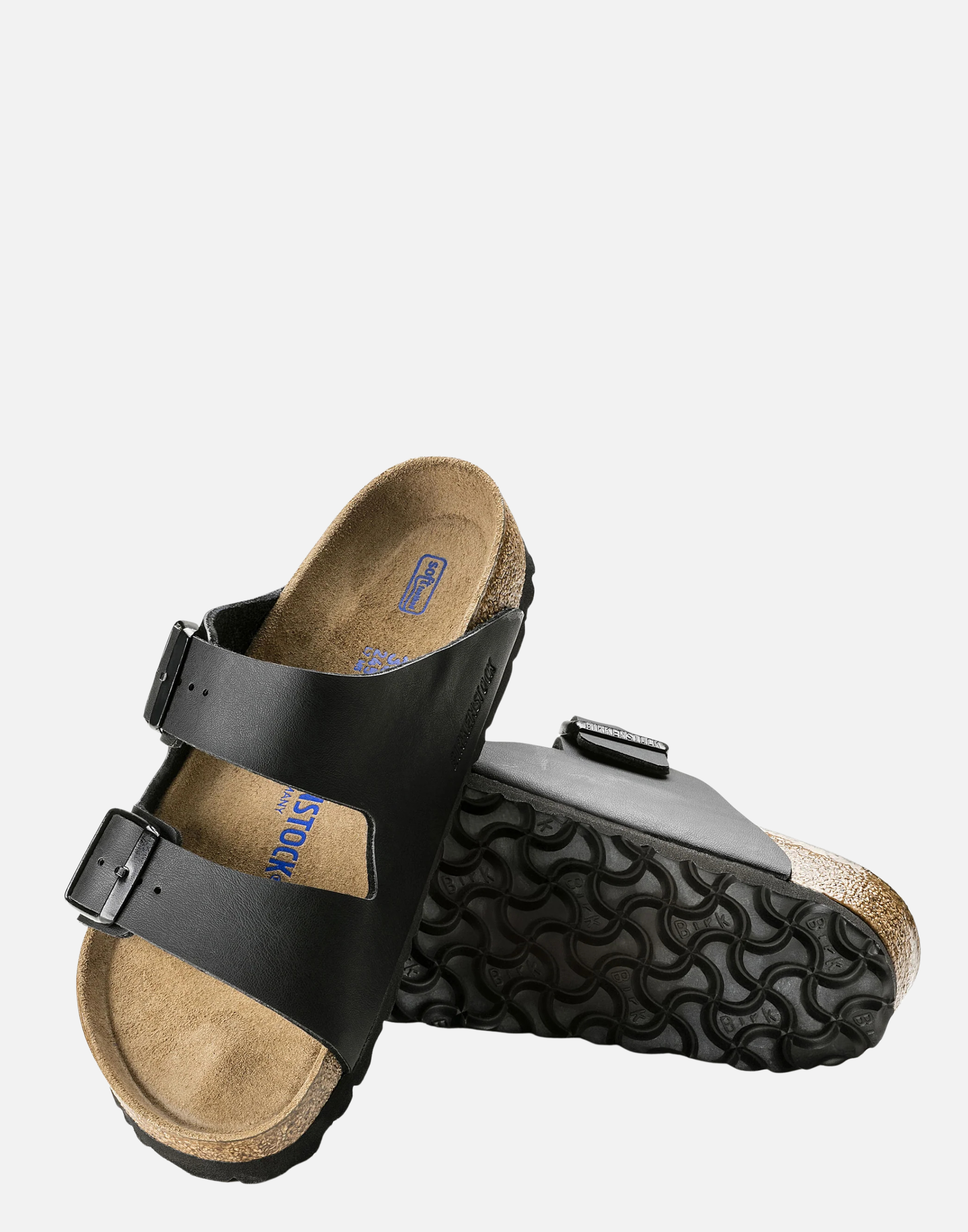 Regular SFB Black Birko Flor Arizona Sandals