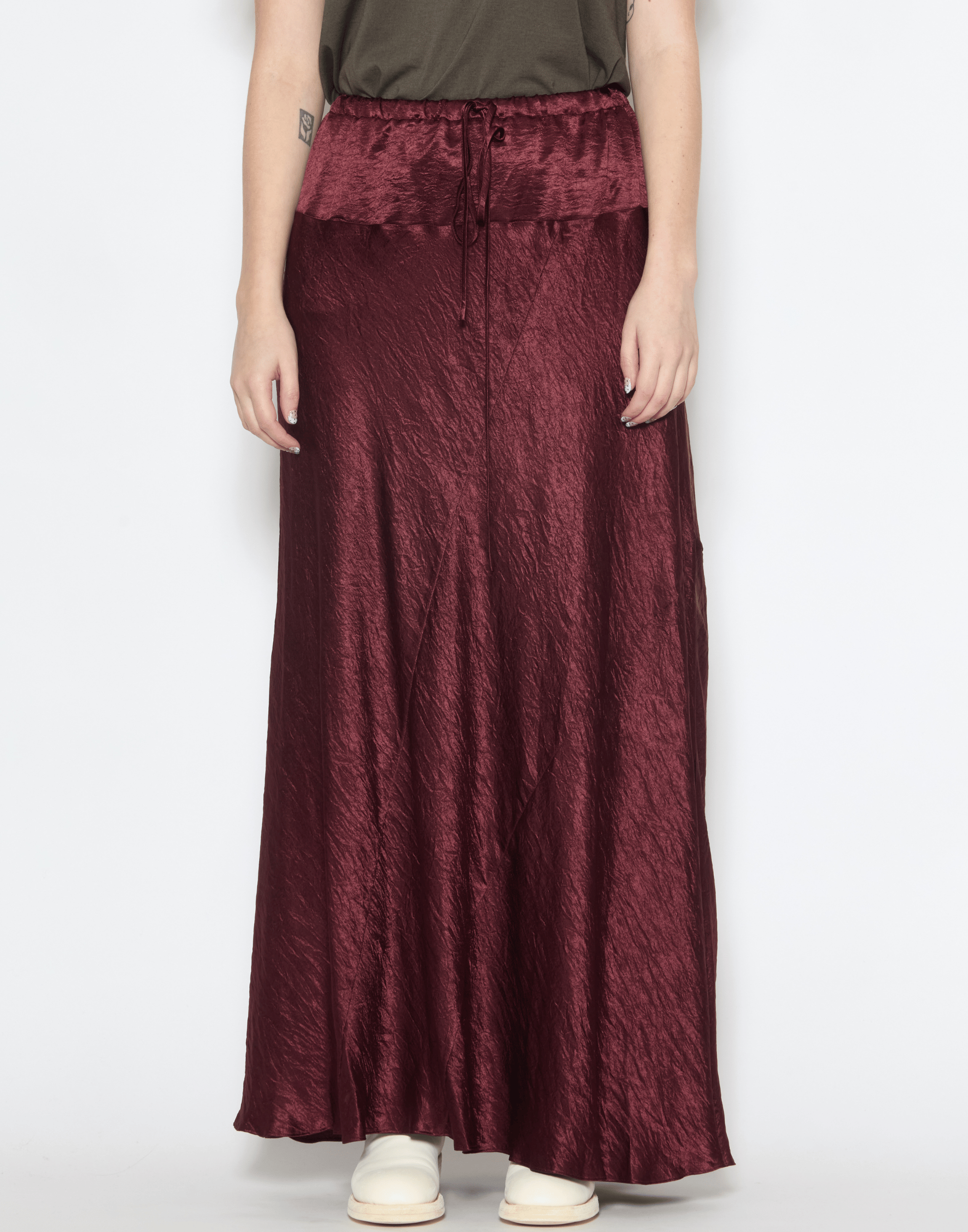 Merlot Rayon New Luster Skirt