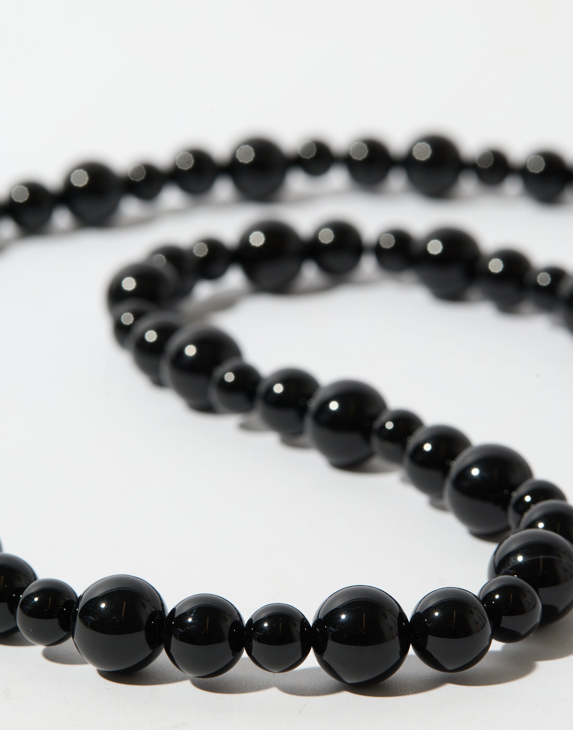 Onyx & Silver Felicity Necklace