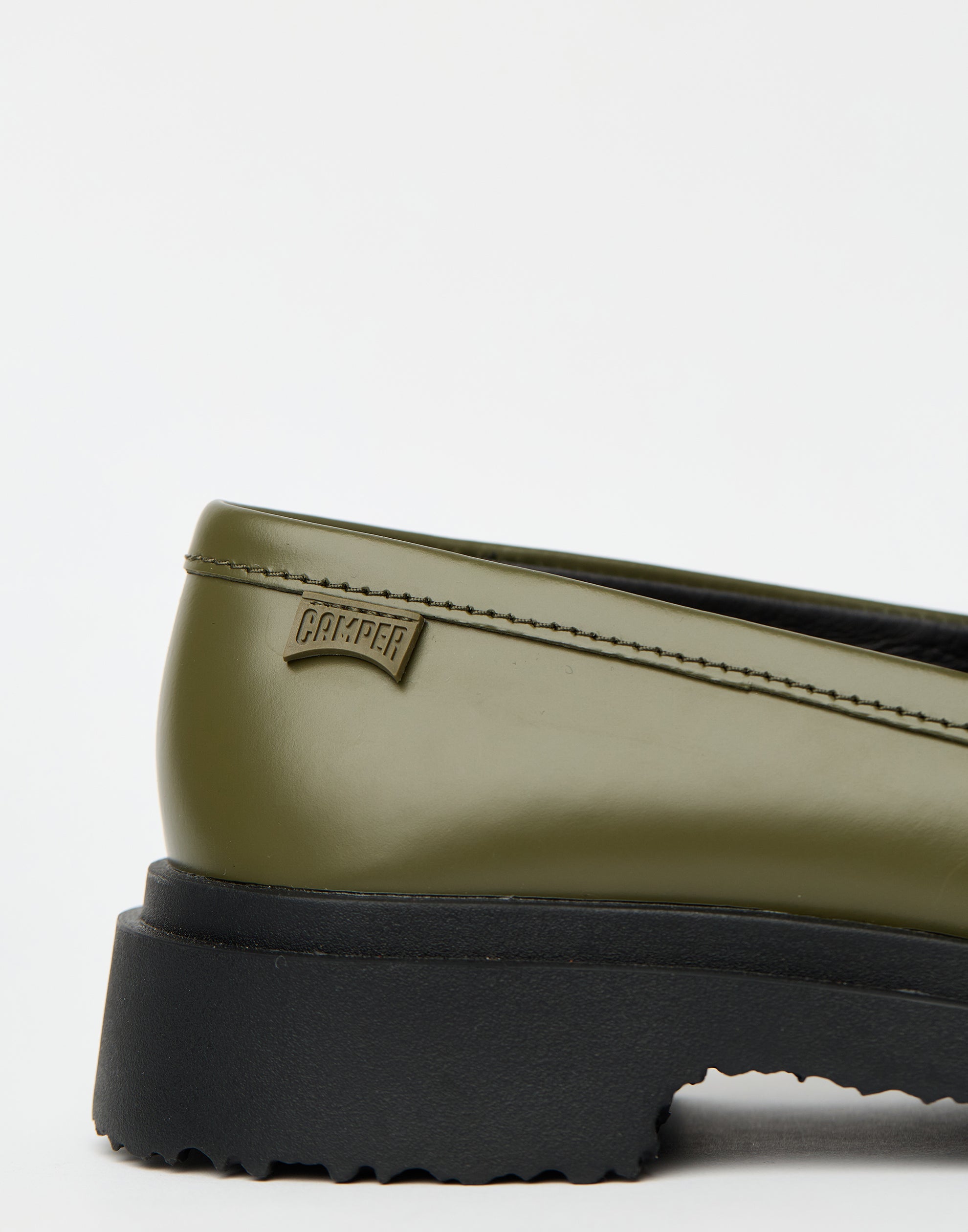 Multicolour Leather Twins Loafers