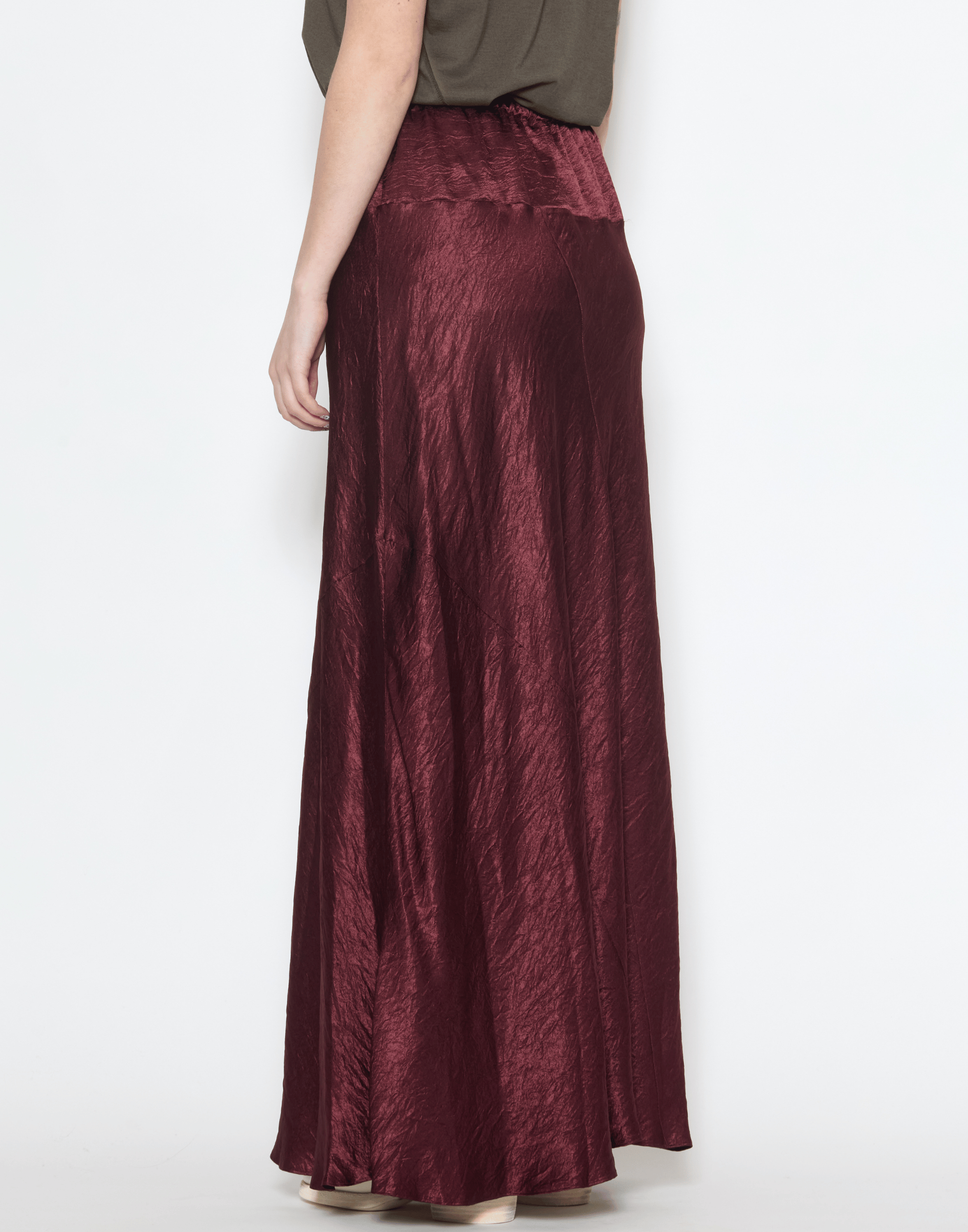 Merlot Rayon New Luster Skirt