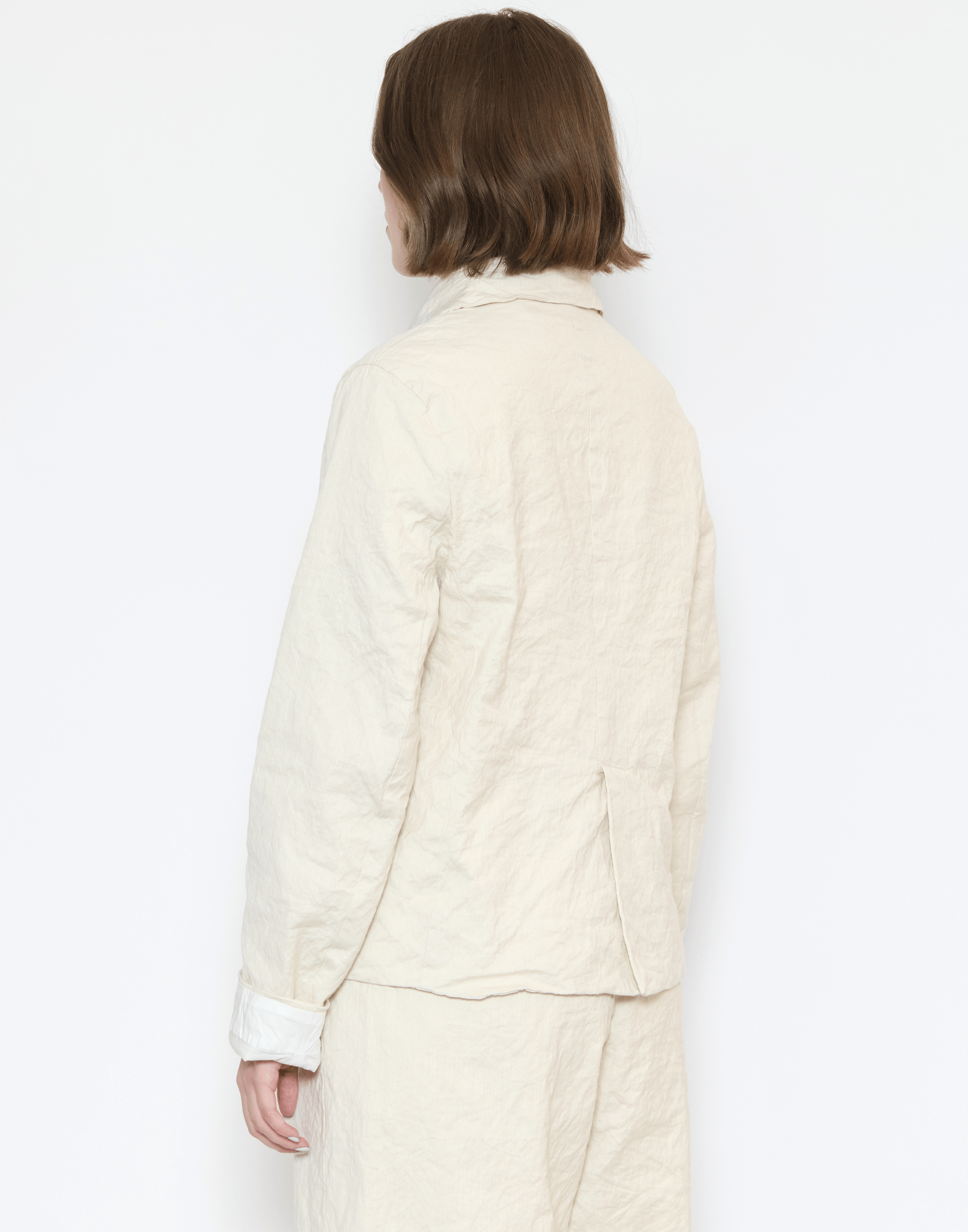 Natural Cotton Blend Jacqueline Jacket
