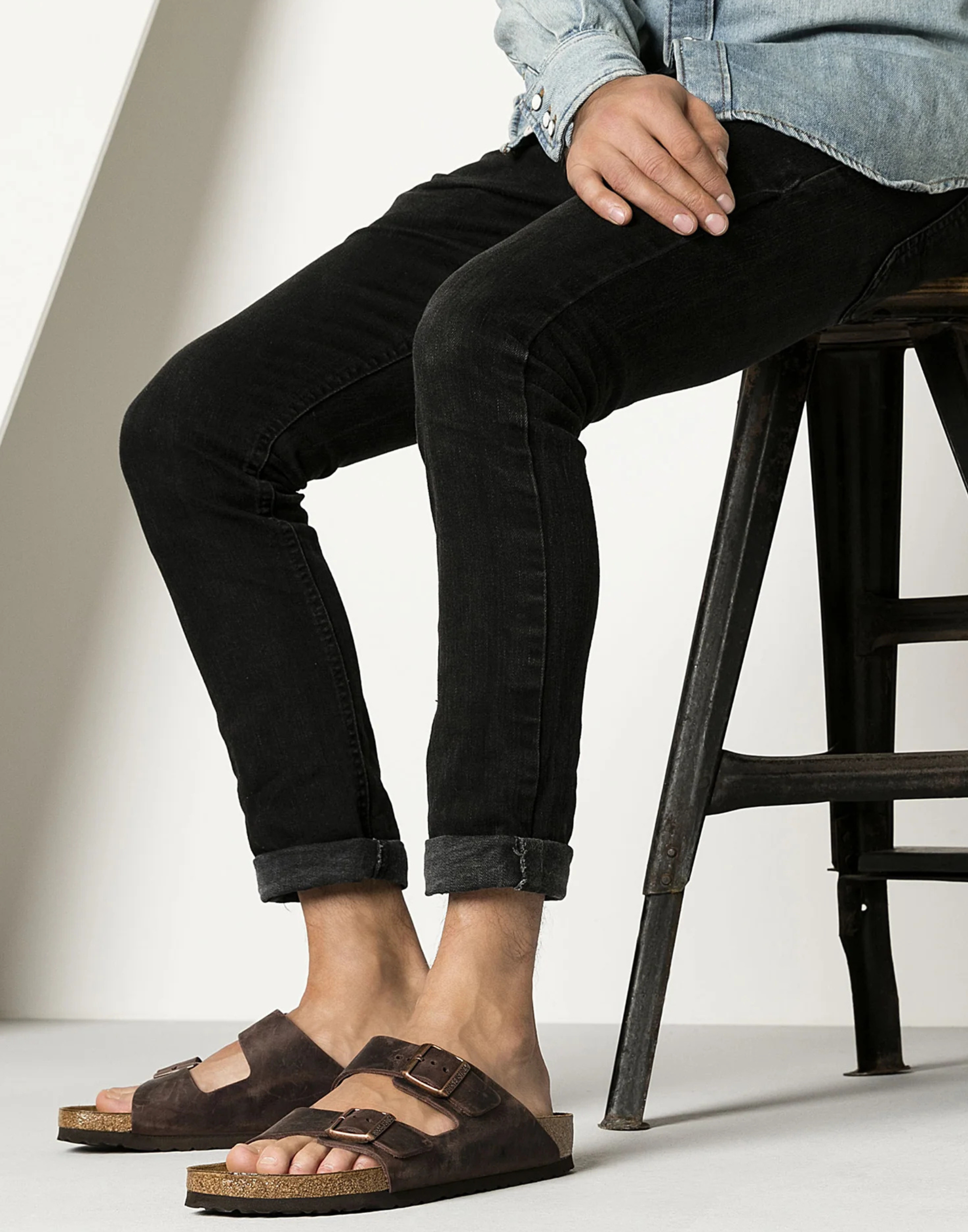 Regular Habana Oiled Leather Arizona Sandals