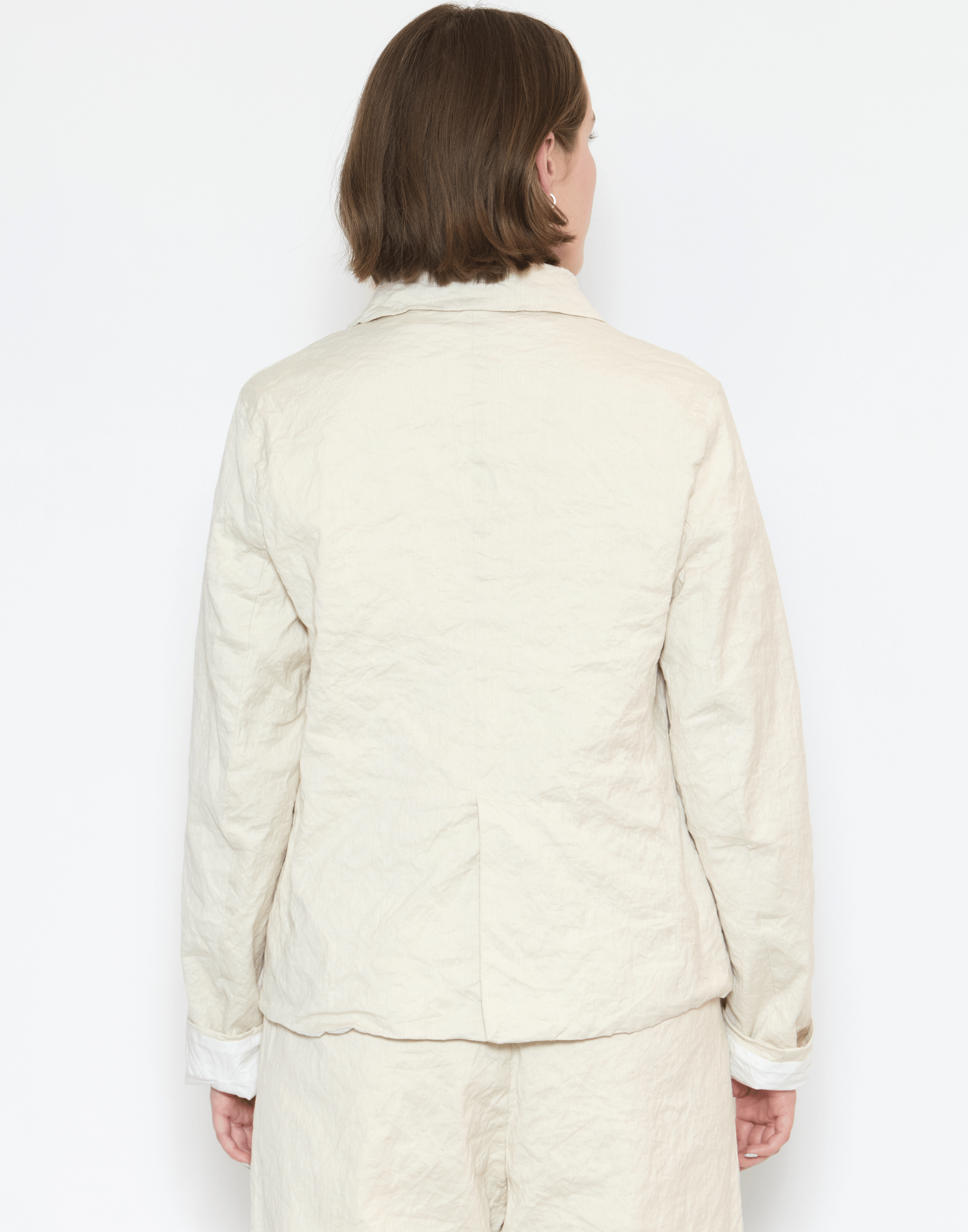 Natural Cotton Blend Jacqueline Jacket
