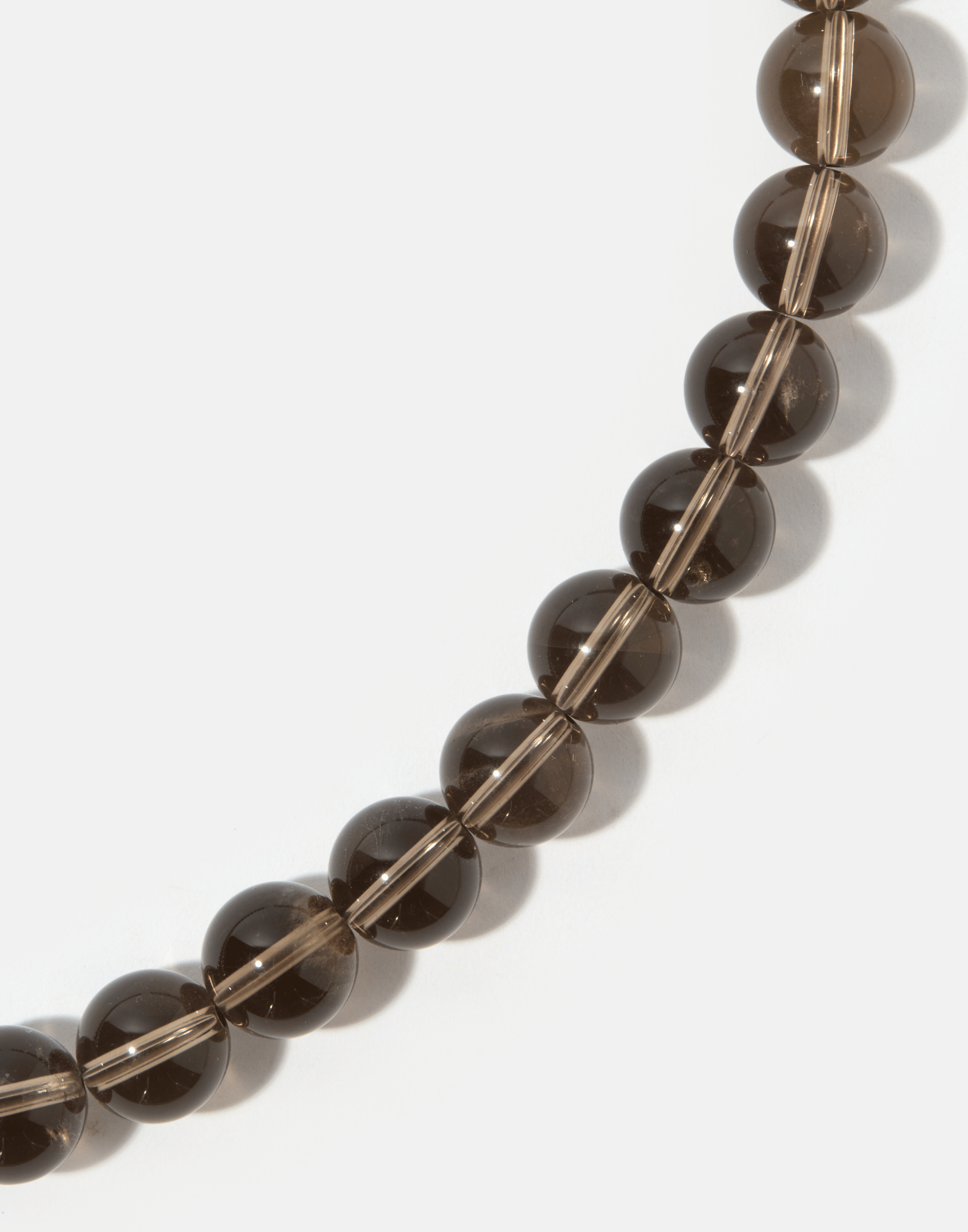 Smokey Quartz & Gold Genevieve Necklace