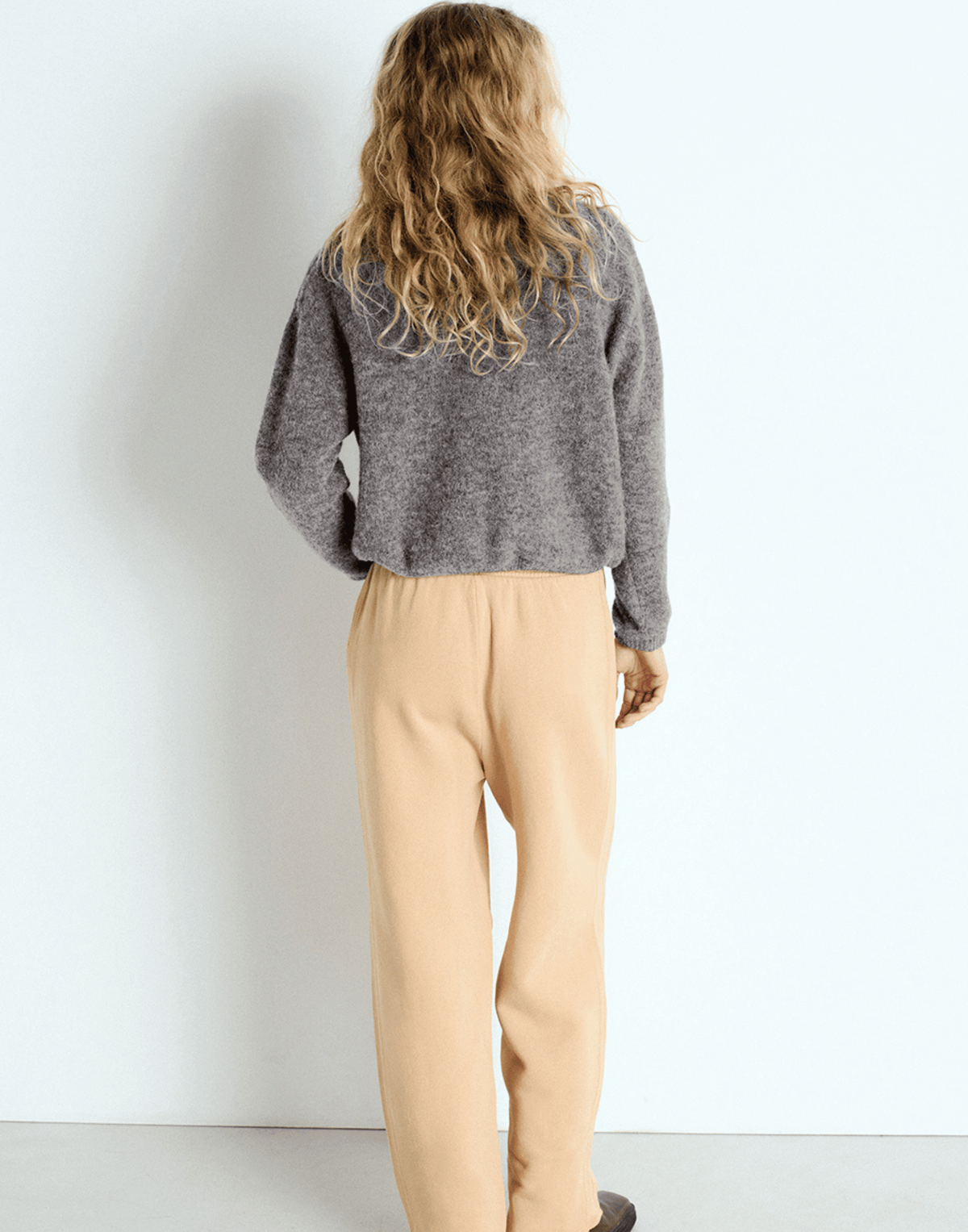 Steel Melange Wool & Alpaca Vitow Cardigan