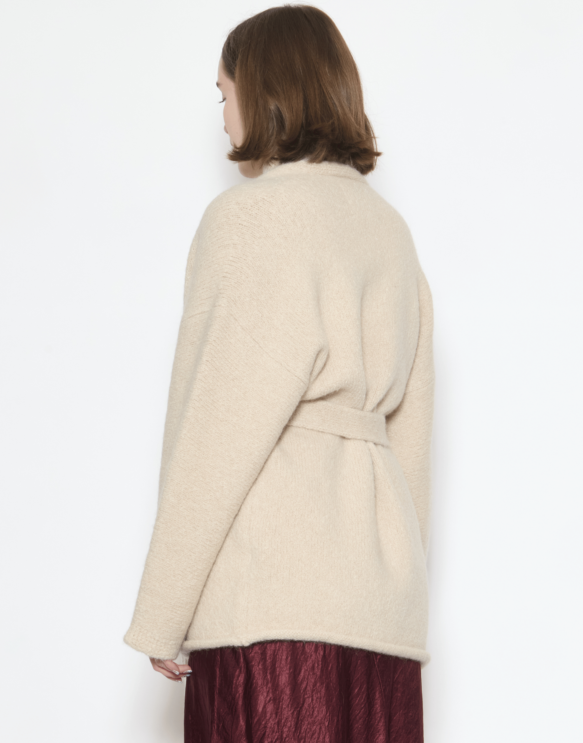 Antique Melange Alpaca Blend Coto Cardigan