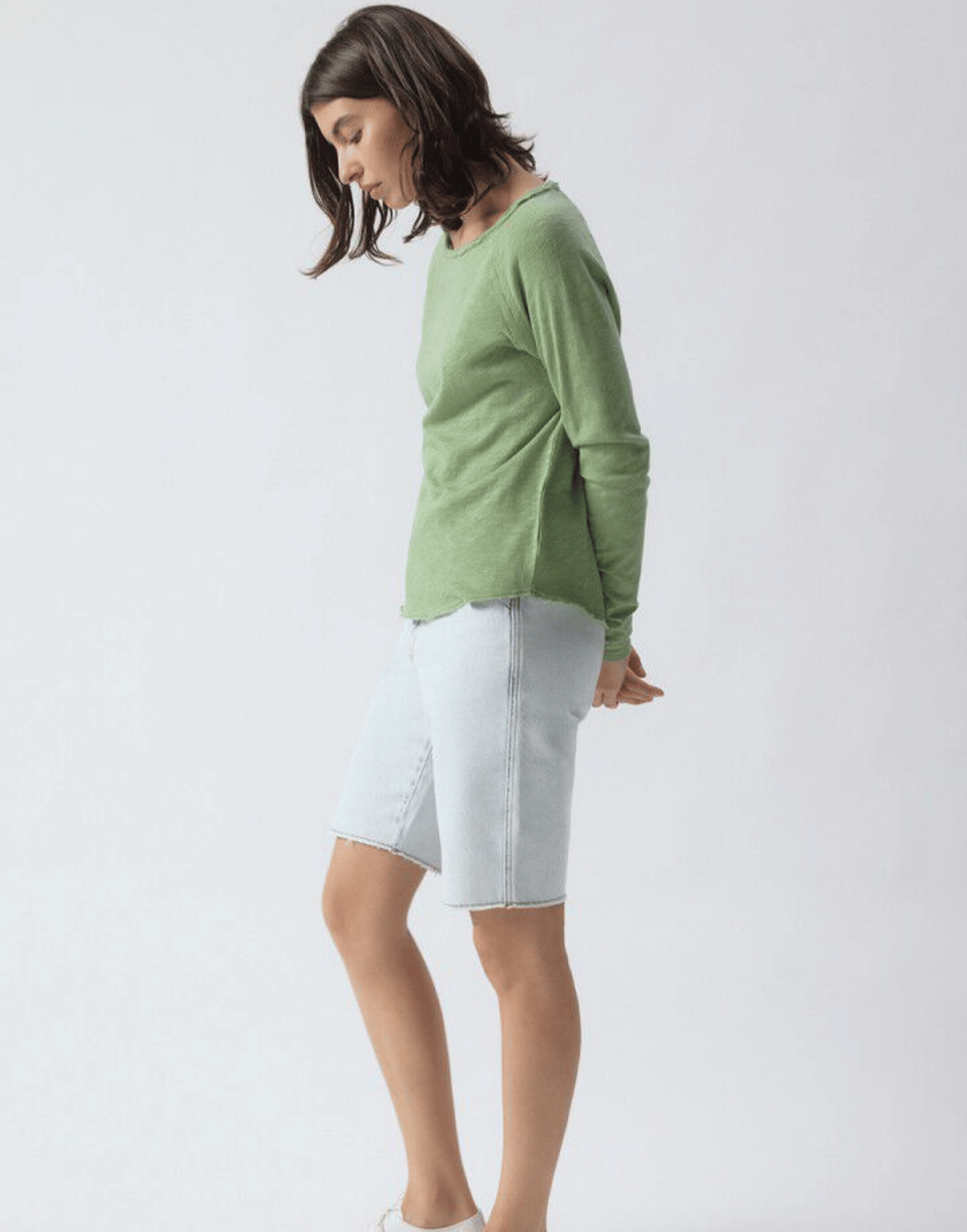 Vintage Lemongrass Cotton Sonoma Long Sleeve T-Shirt
