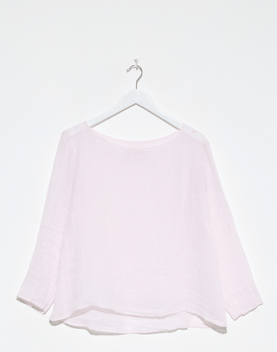 Blush Linen Voile Yilin Top