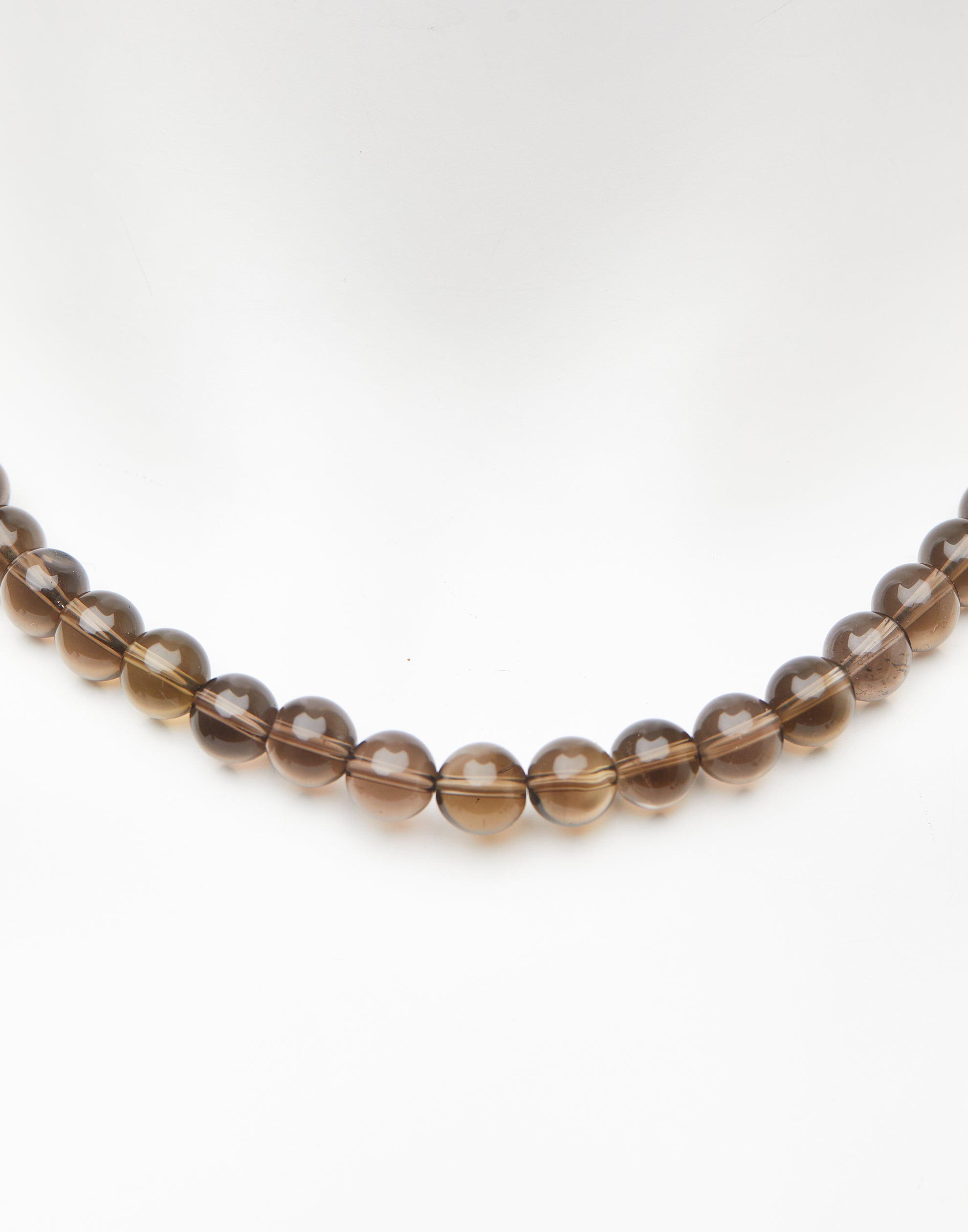 Smokey Quartz & Gold Genevieve Necklace