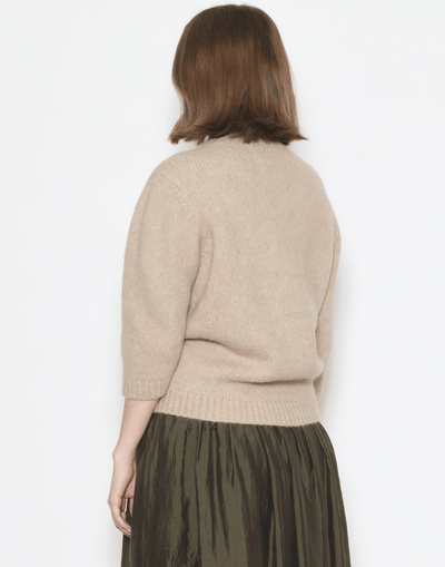 Antique Melange Wool Blend Loft Baby Pullover
