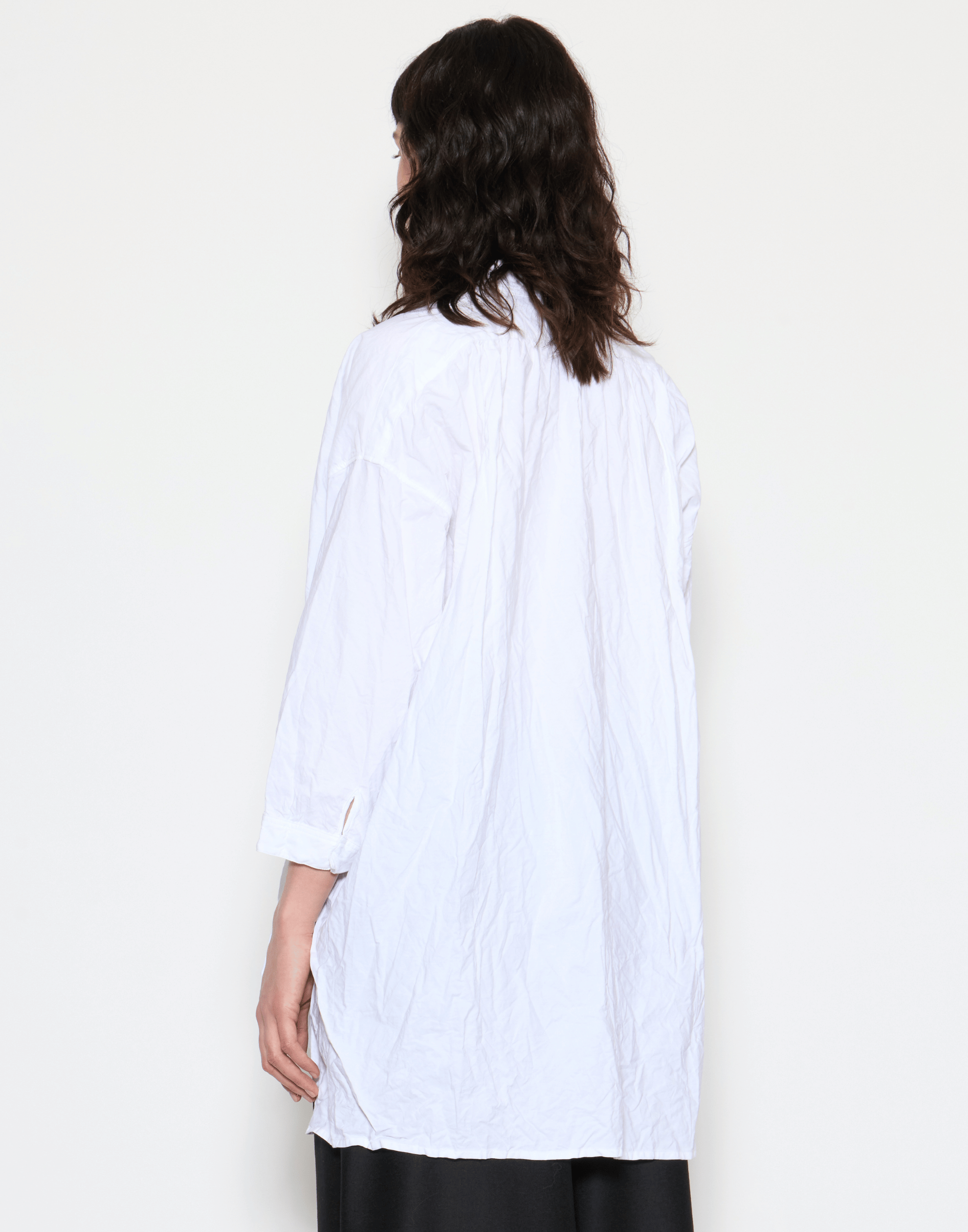 White Cotton Kora Lavato Top