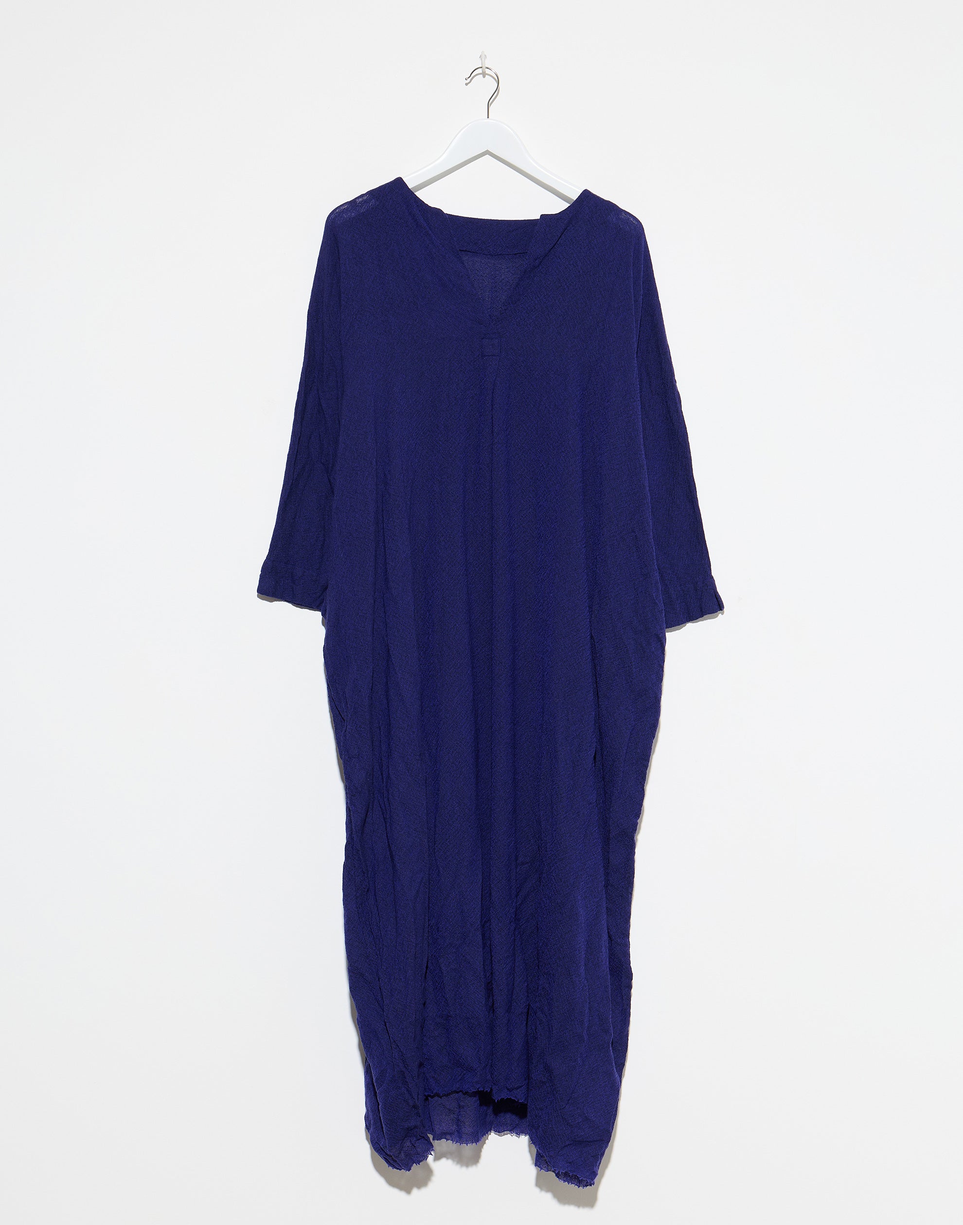 Royal Blue Wool Bianco Lavato Dress