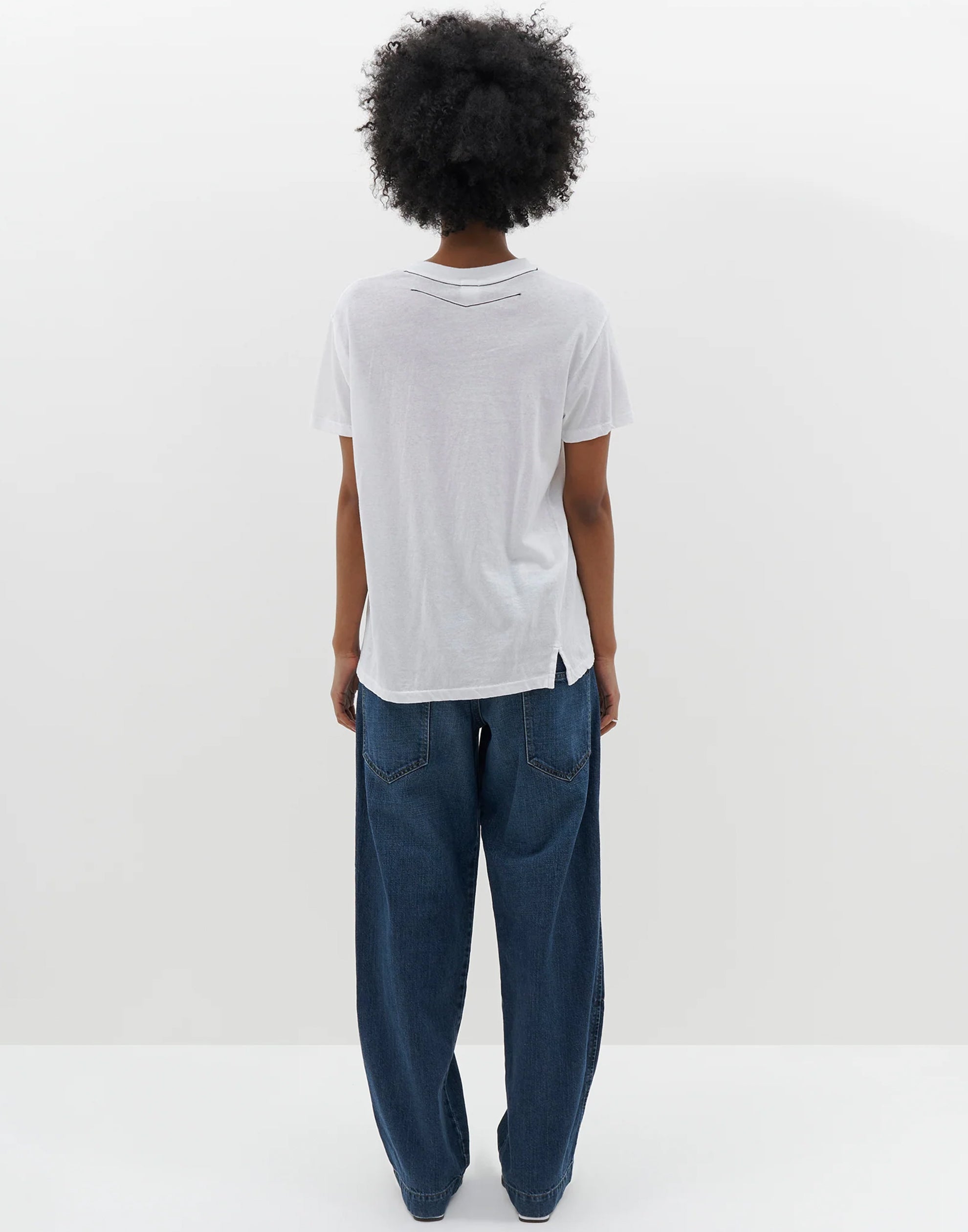 White Cotton Regular Classic T-Shirt