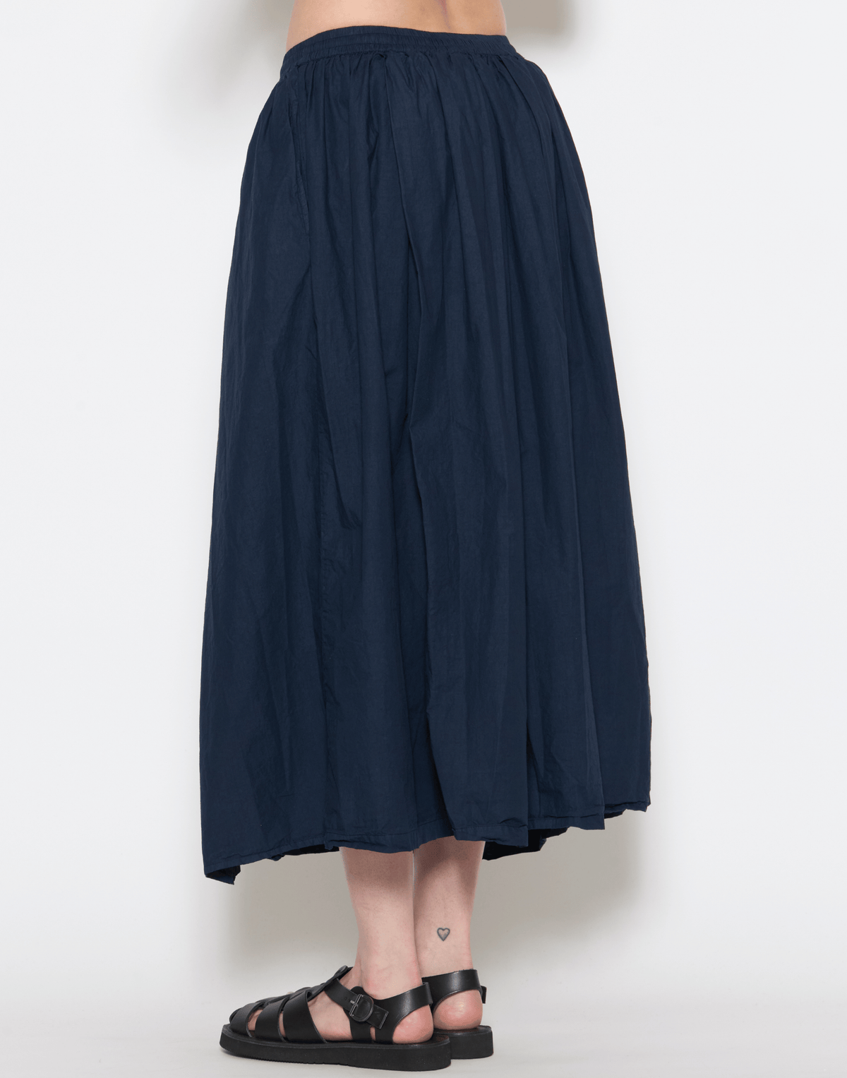 Dark Navy Cotton Ulla Skirt