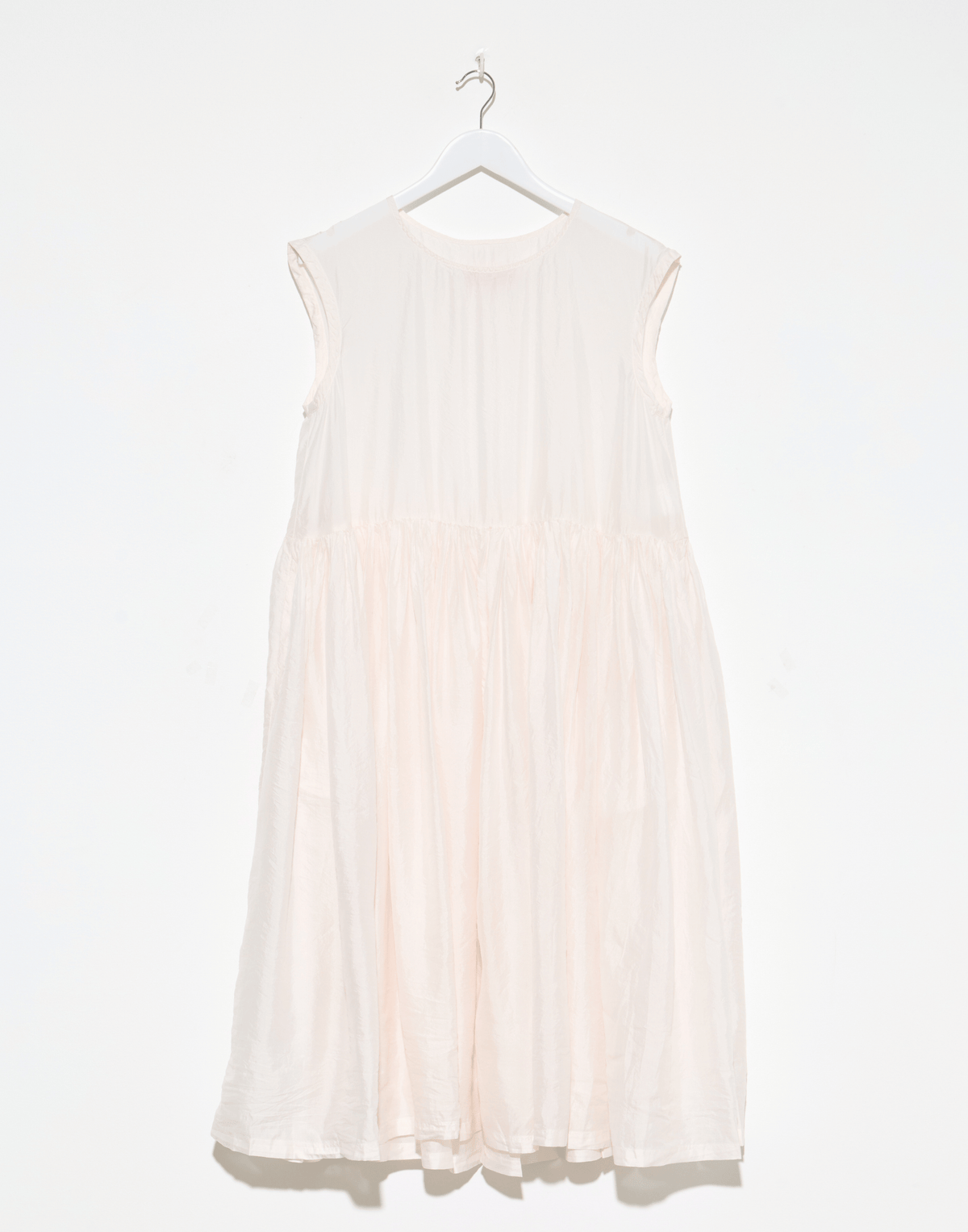 Blush Pink Silk Shylk Tank Dress