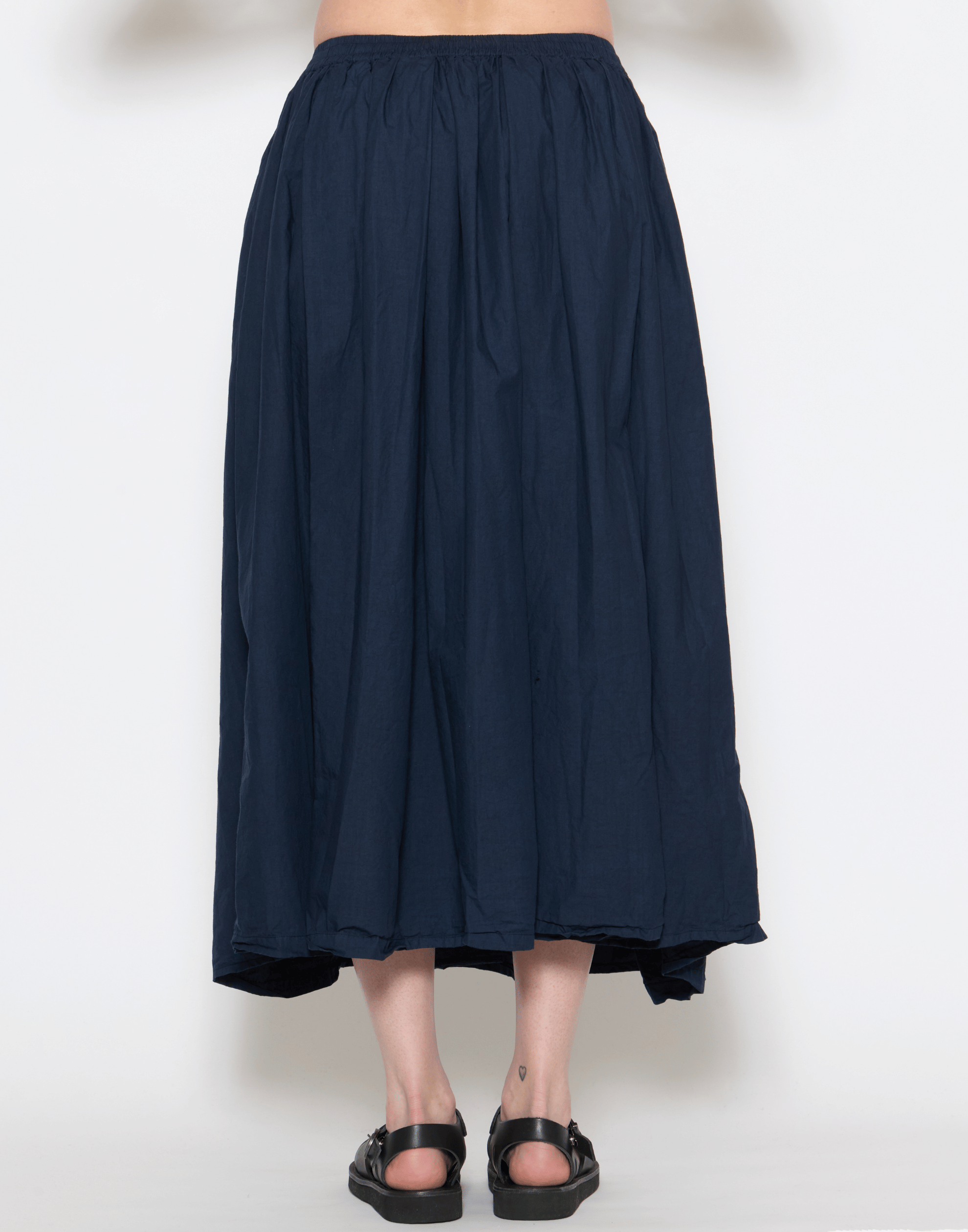 Dark Navy Cotton Ulla Skirt