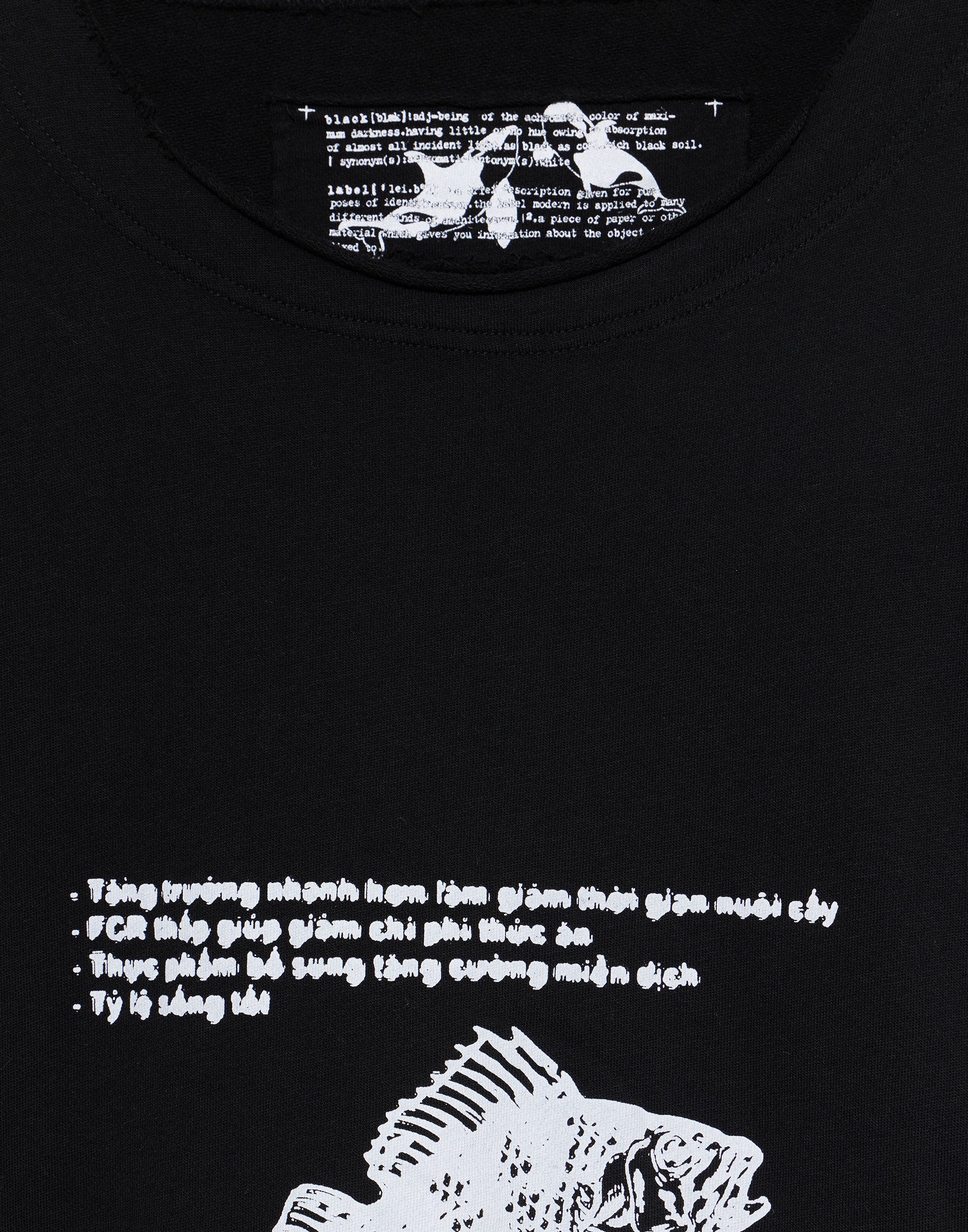 Black Print Cotton Dress