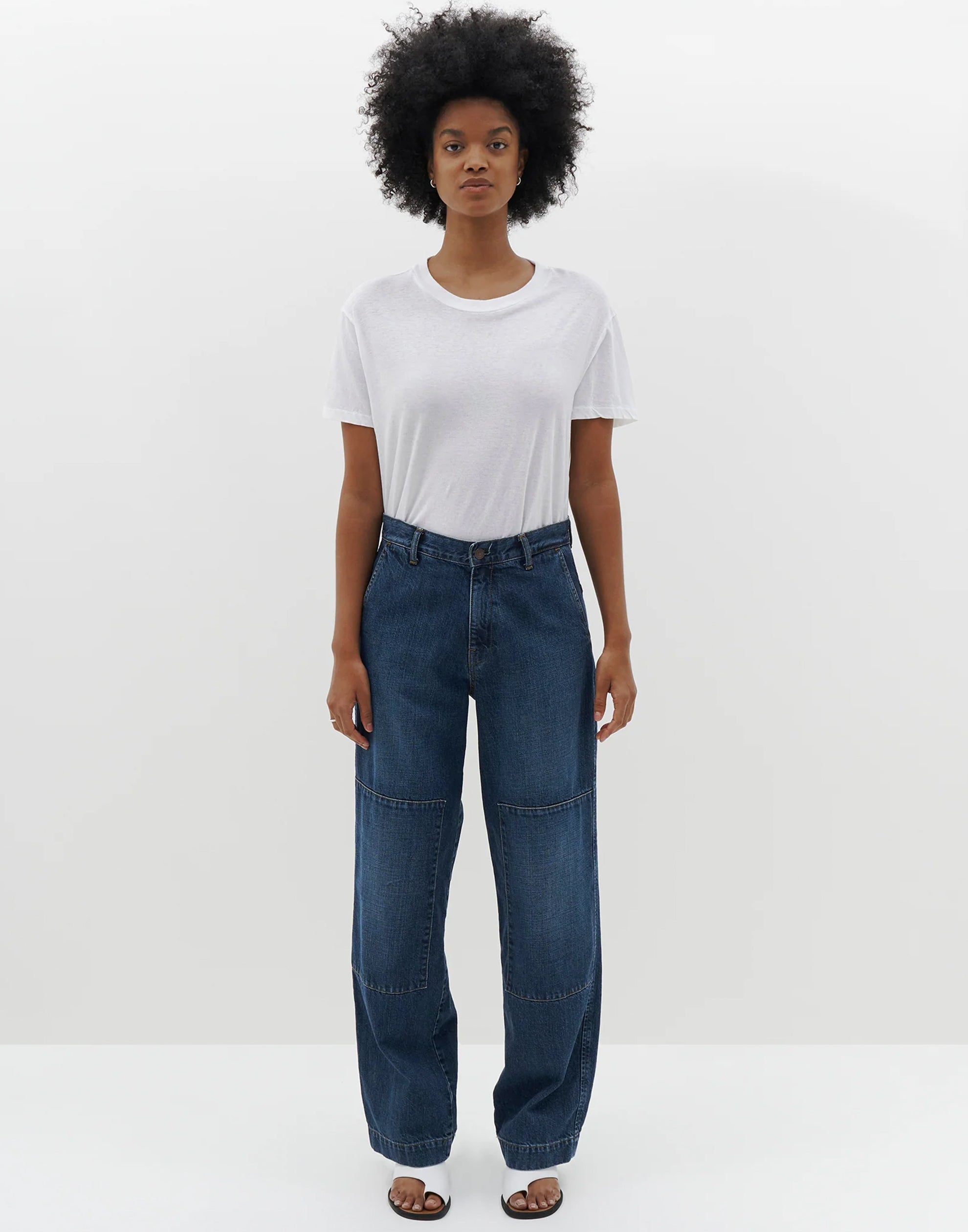 White Cotton Regular Classic T-Shirt