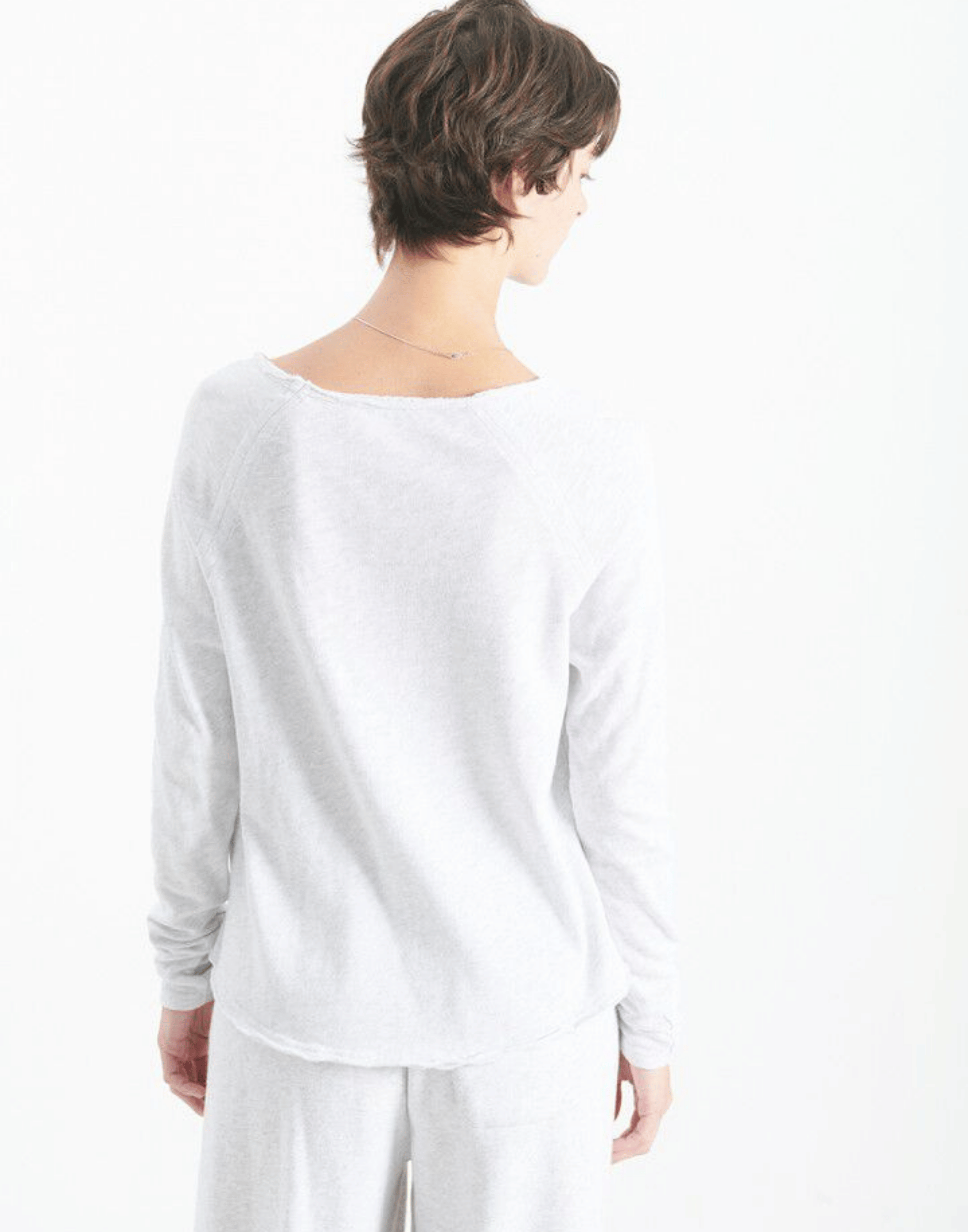 Arctic Melange Cotton Sonoma Long Sleeve T-Shirt