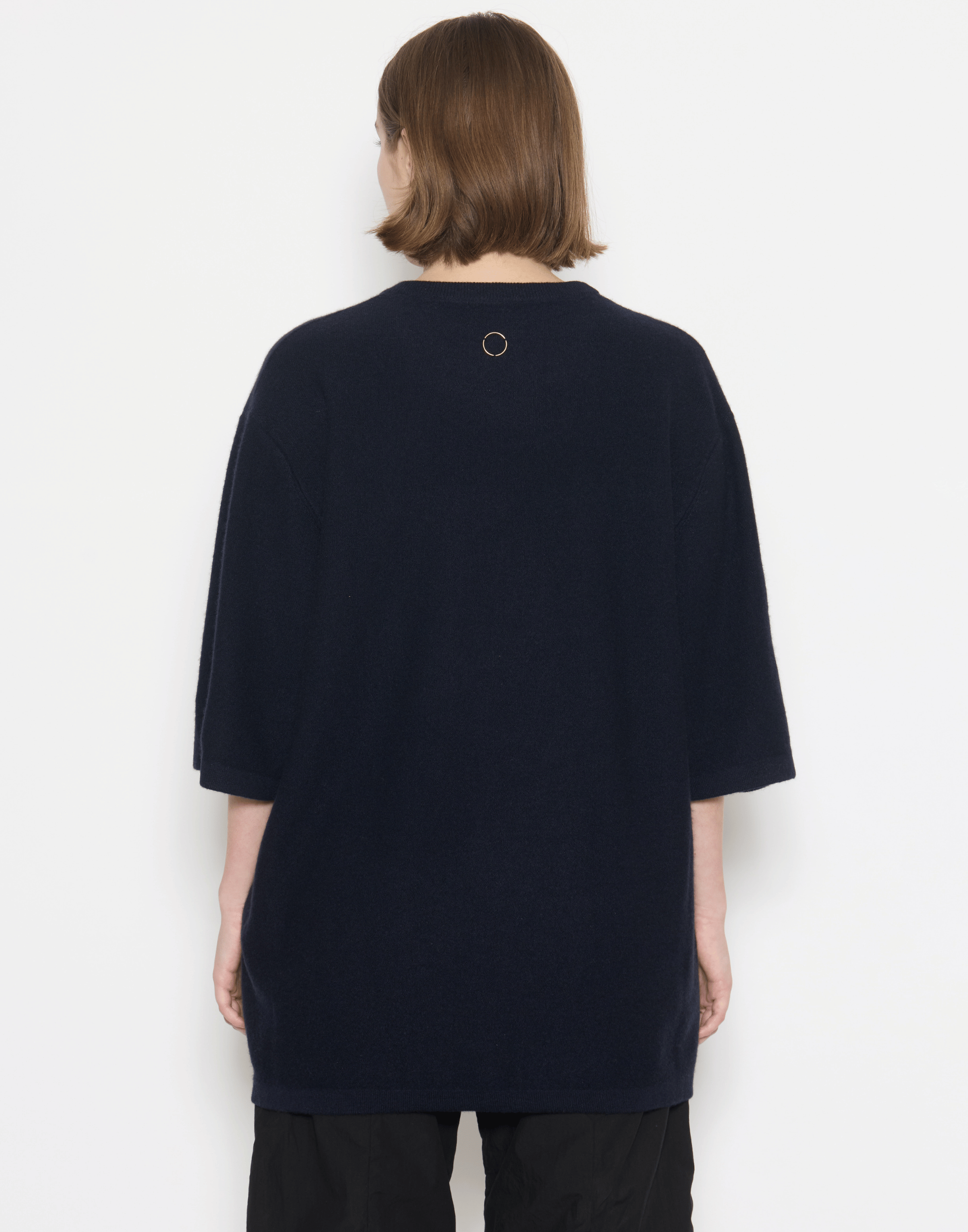 Ocean Blue Cashmere Tarn Pullover