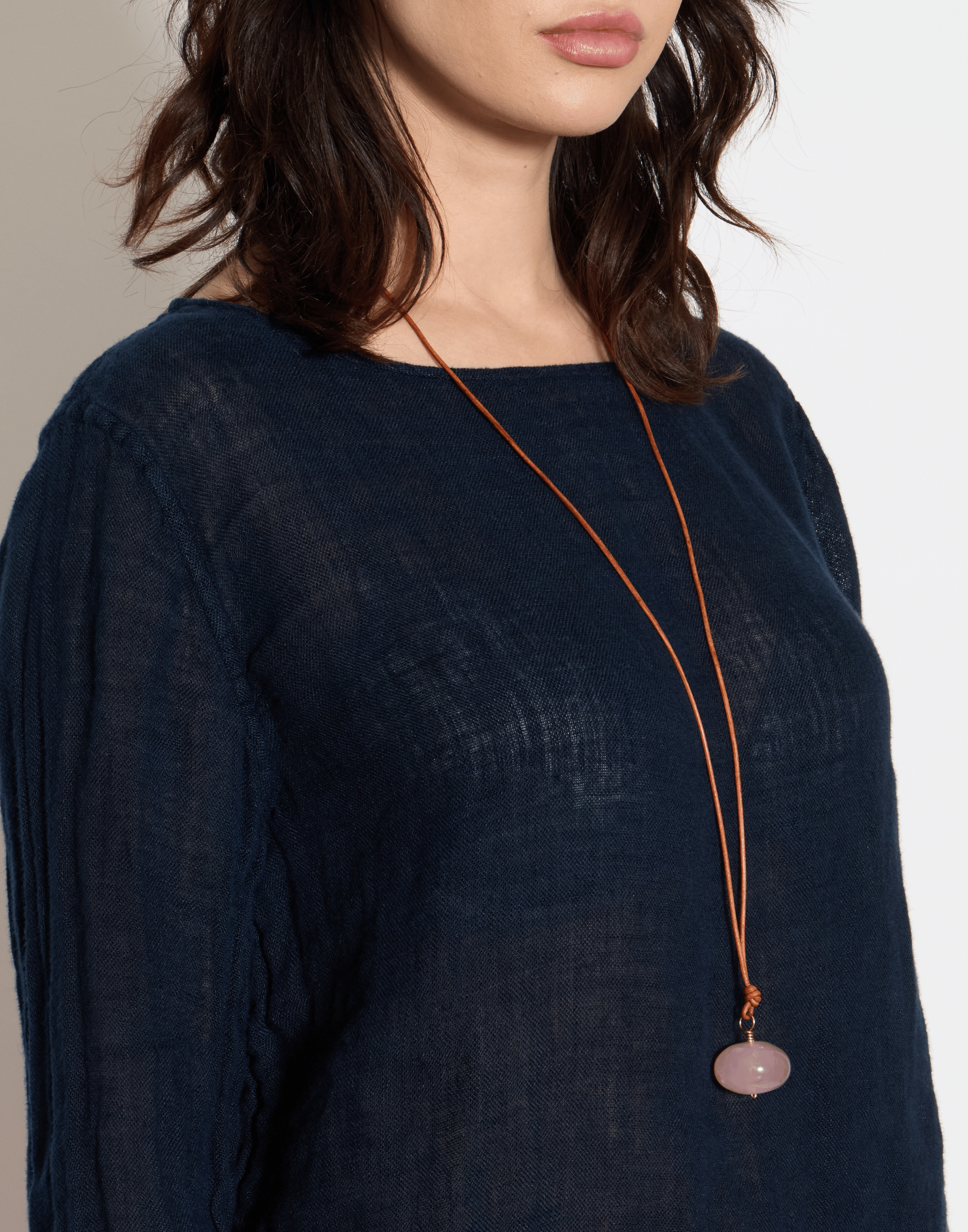 Rose Quartz Pendant Necklace