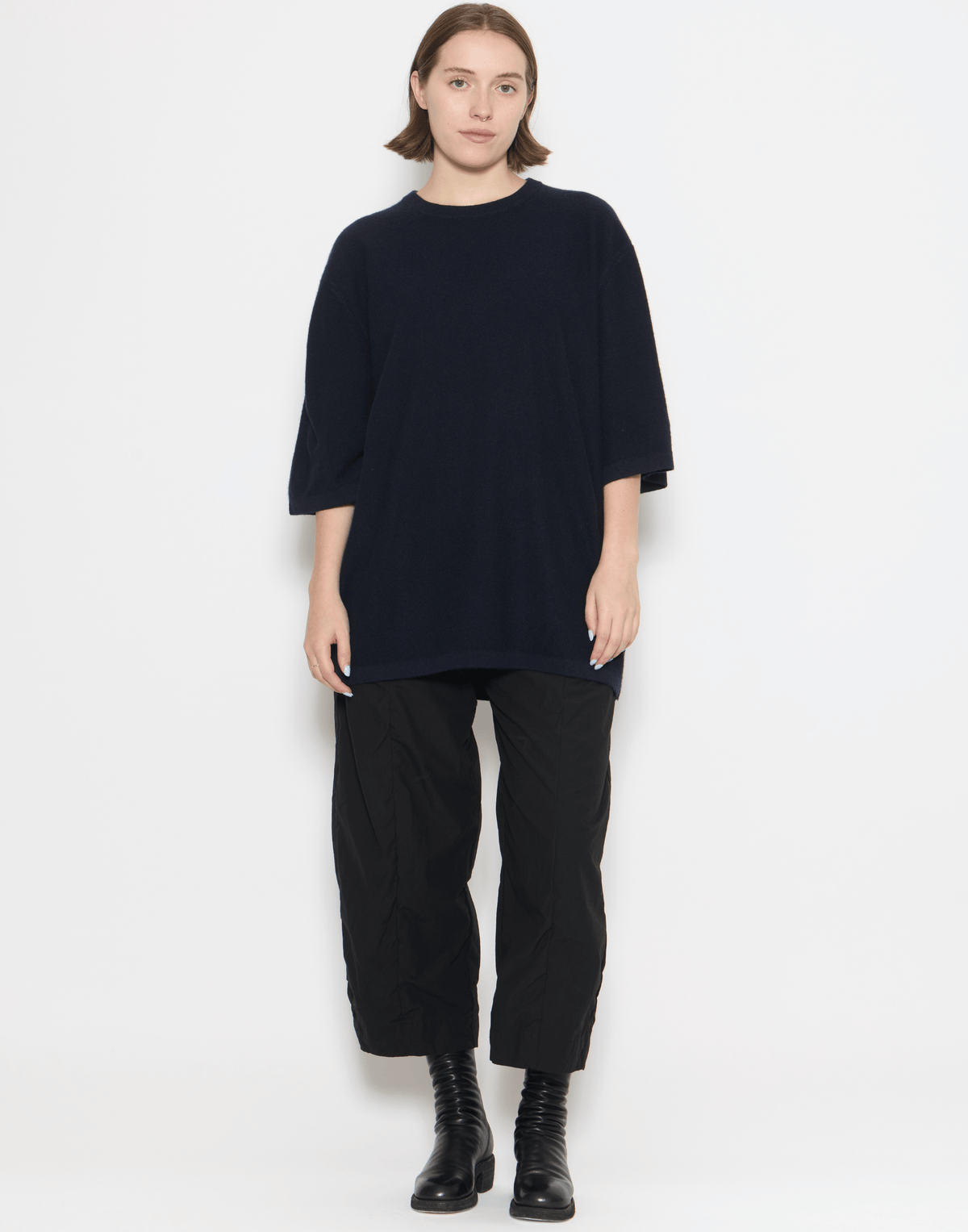 Ocean Blue Cashmere Tarn Pullover