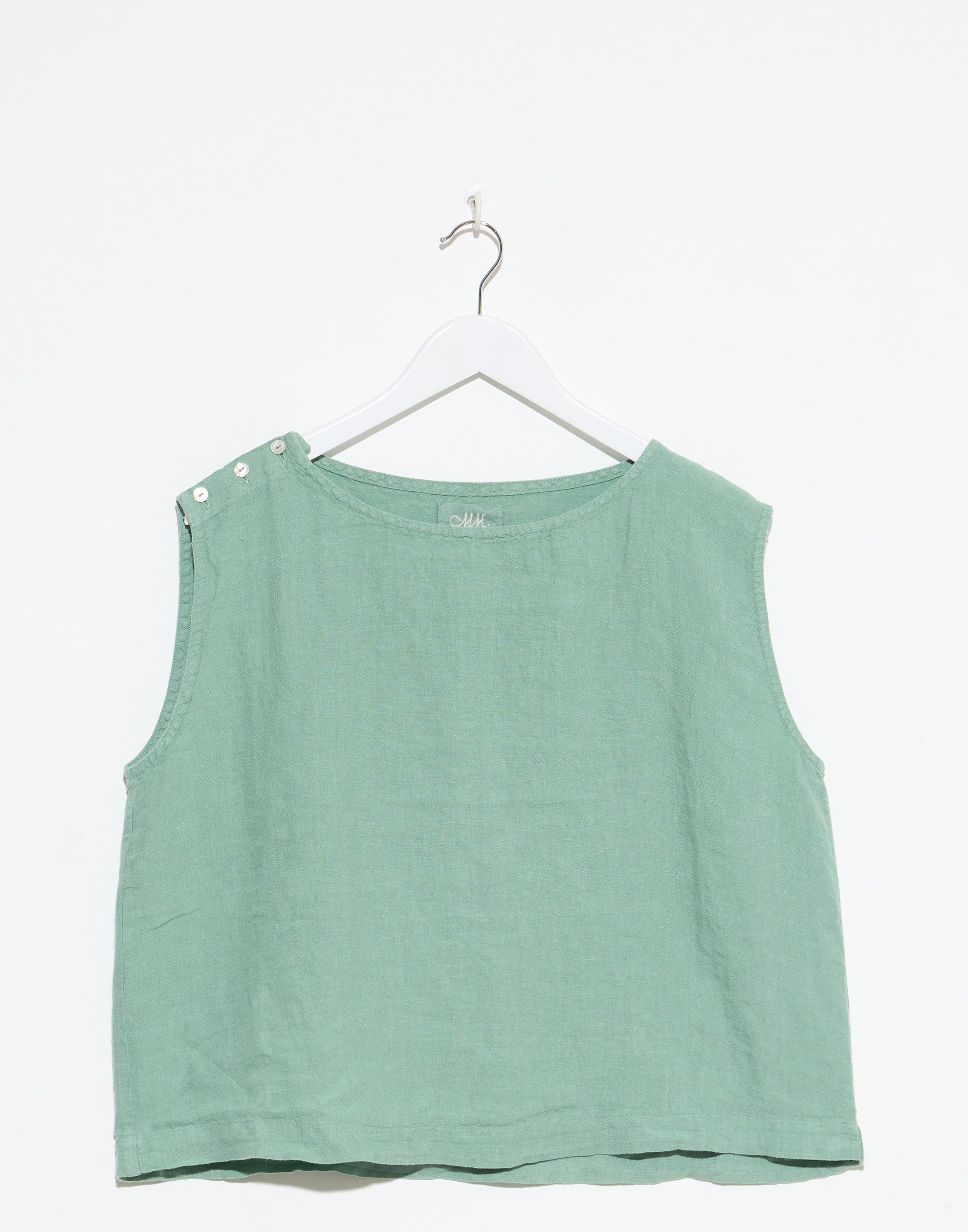 Duck Egg Light Linen Anna Top