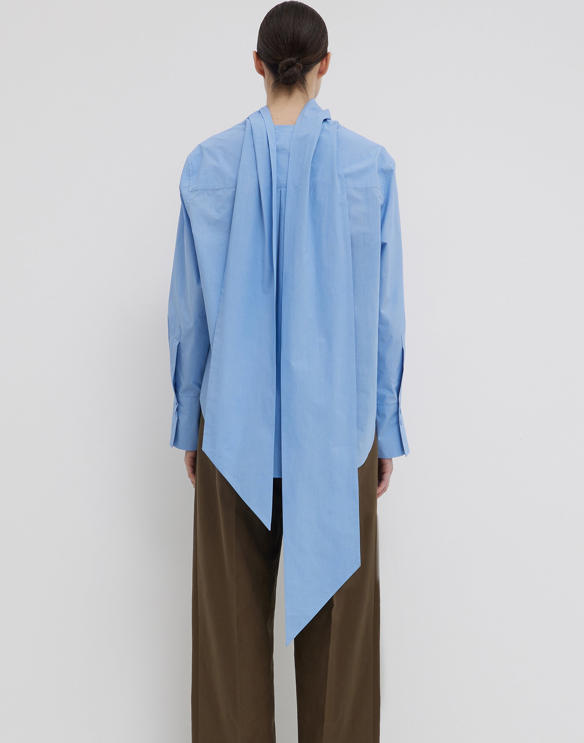 Cerulean Cotton Temine Longsleeve Shirt