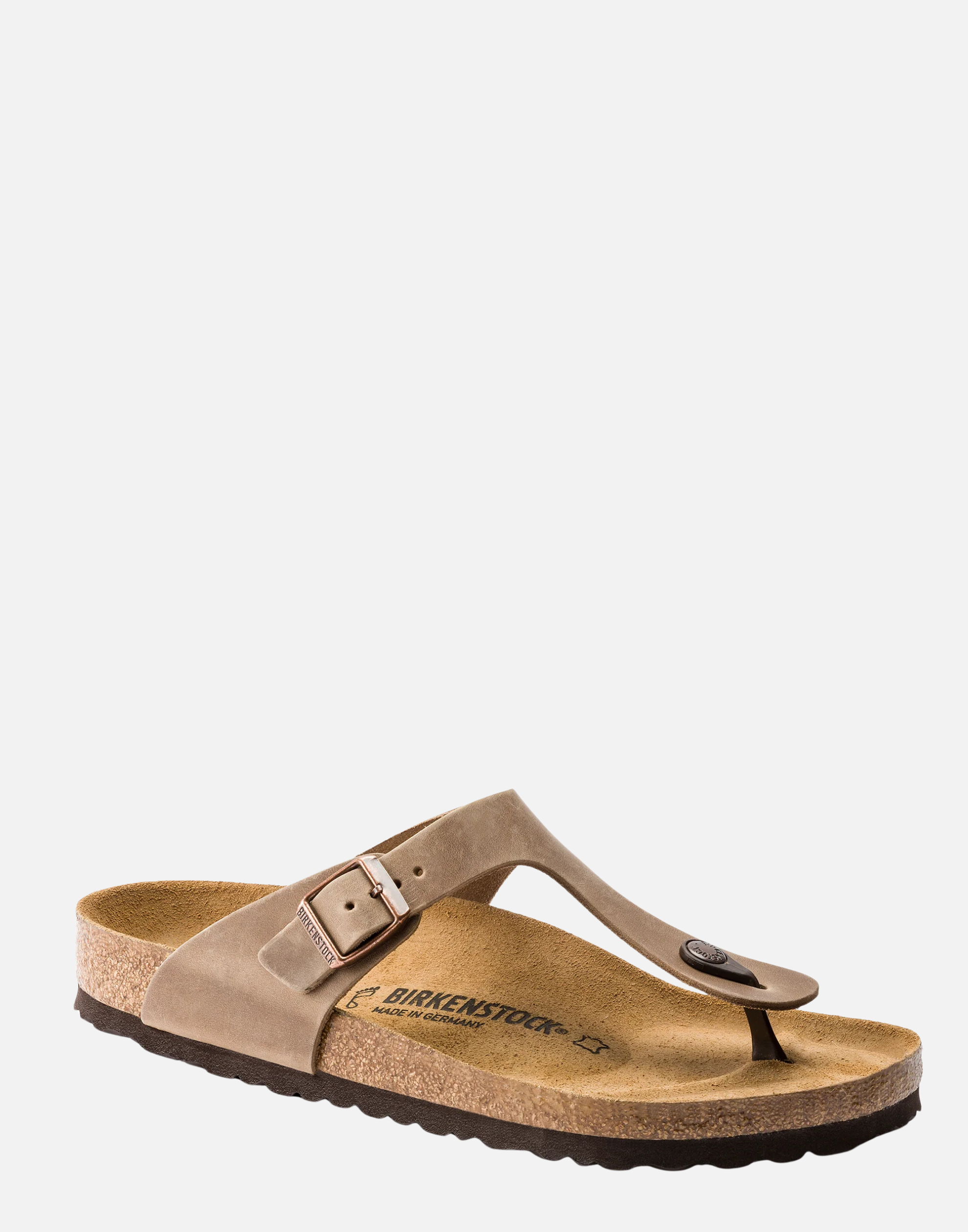 Regular Tobacco Oiled Leather Gizeh Sandals