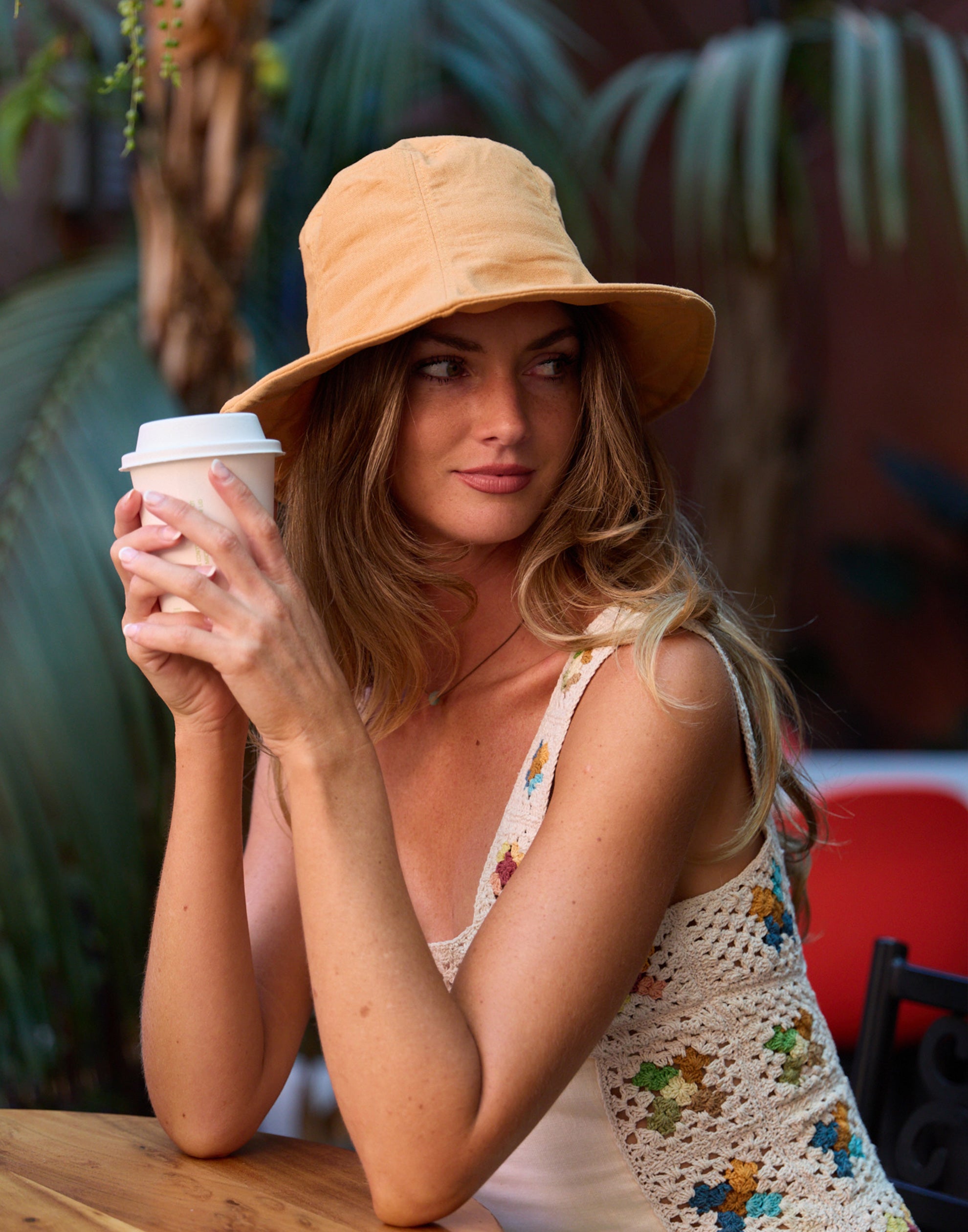 Saffron Cotton & Linen Everyday Hat