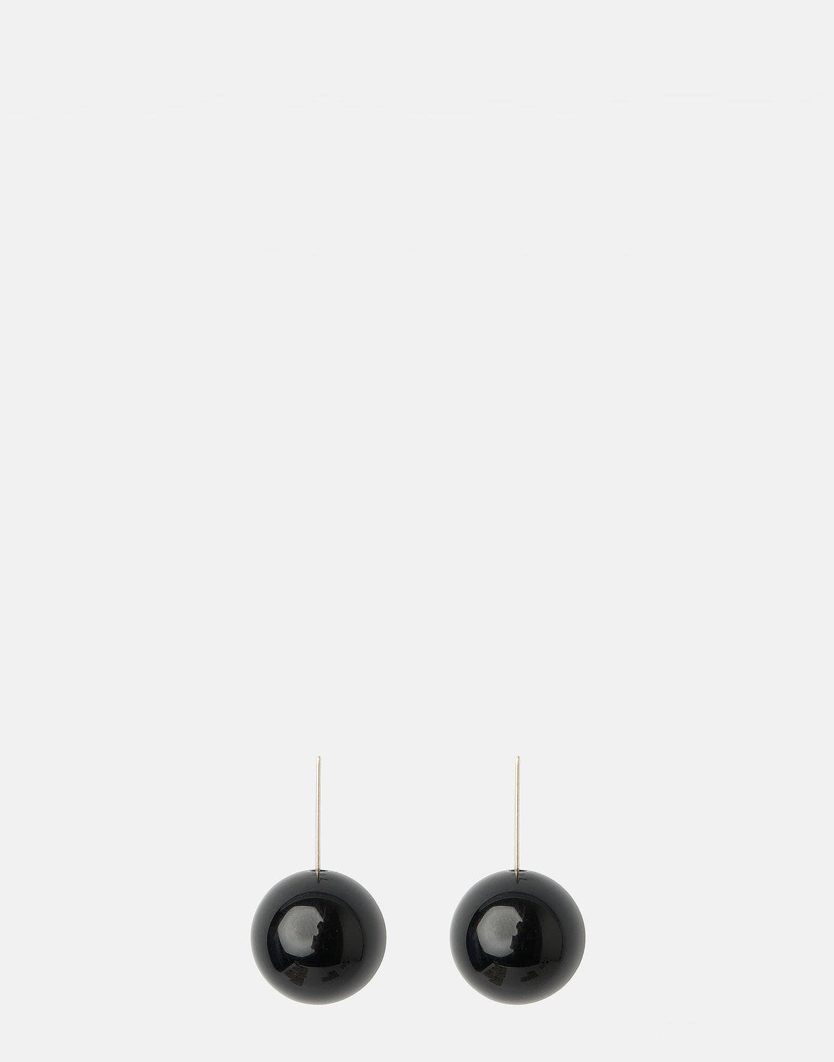 Onyx & Silver Felicity Earrings