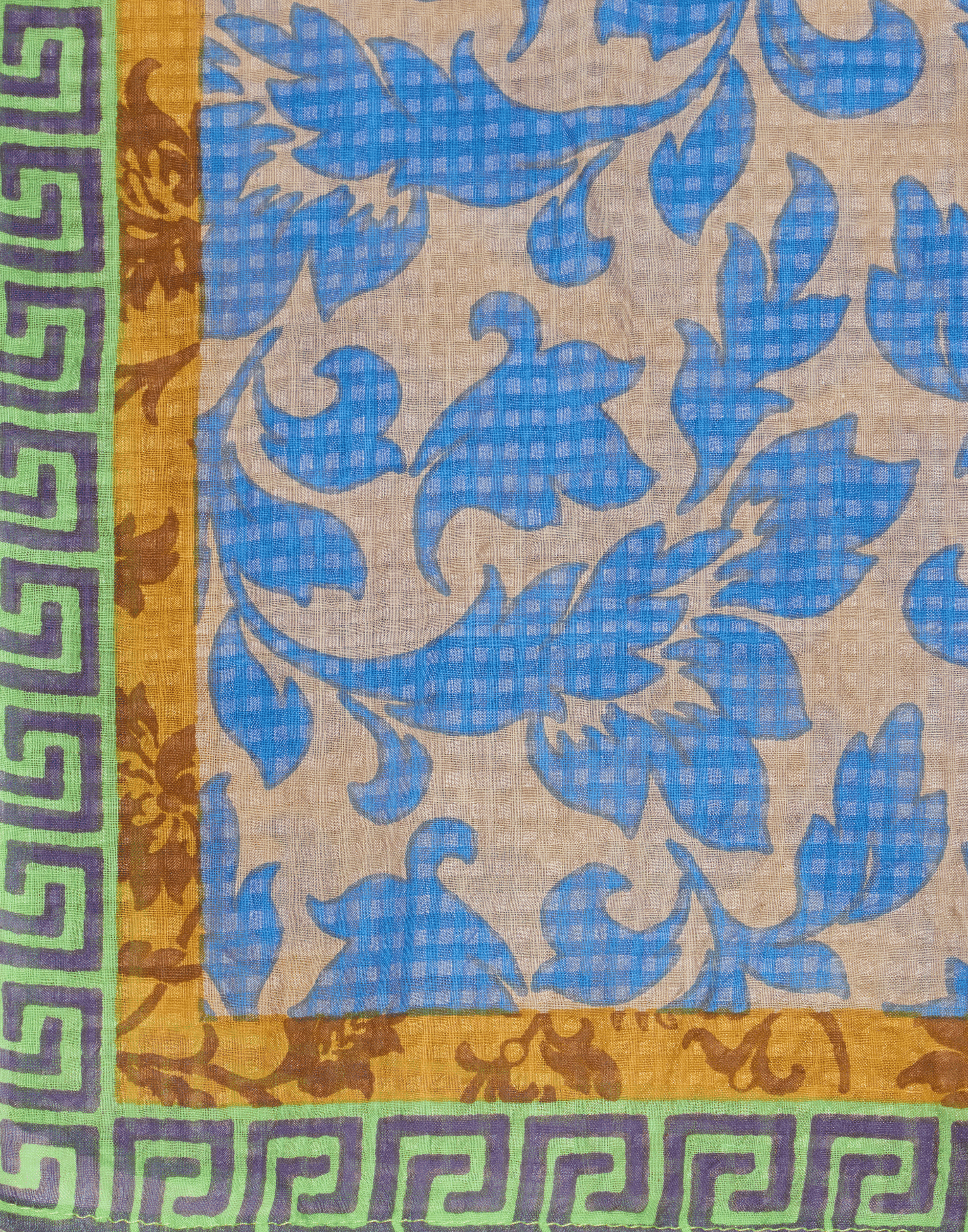 Noisette Silk & Cotton Square Scarf