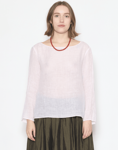 Blush Linen Voile Yilin Top