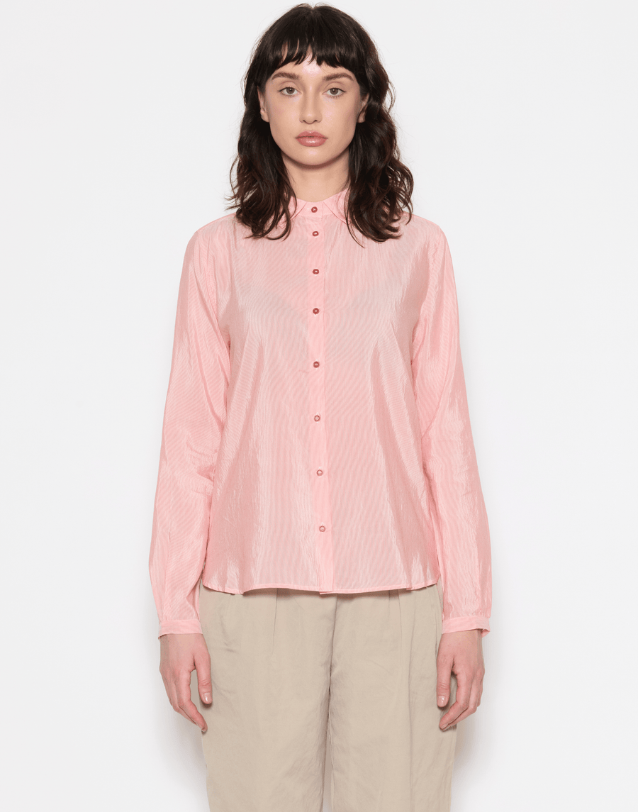 Poppy Cotton Silk Pinstripe Shirt