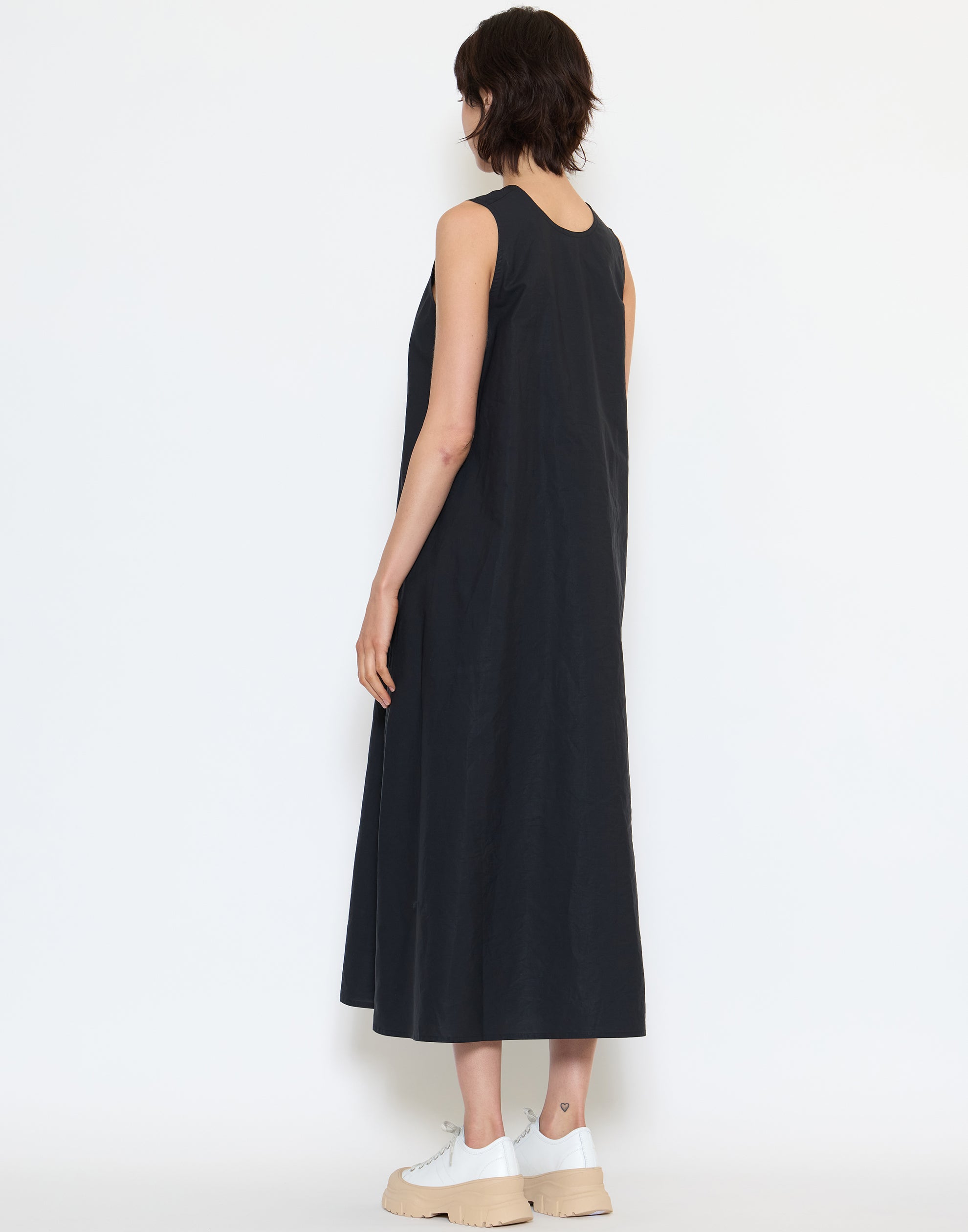 Midnight Cotton Dao Dress